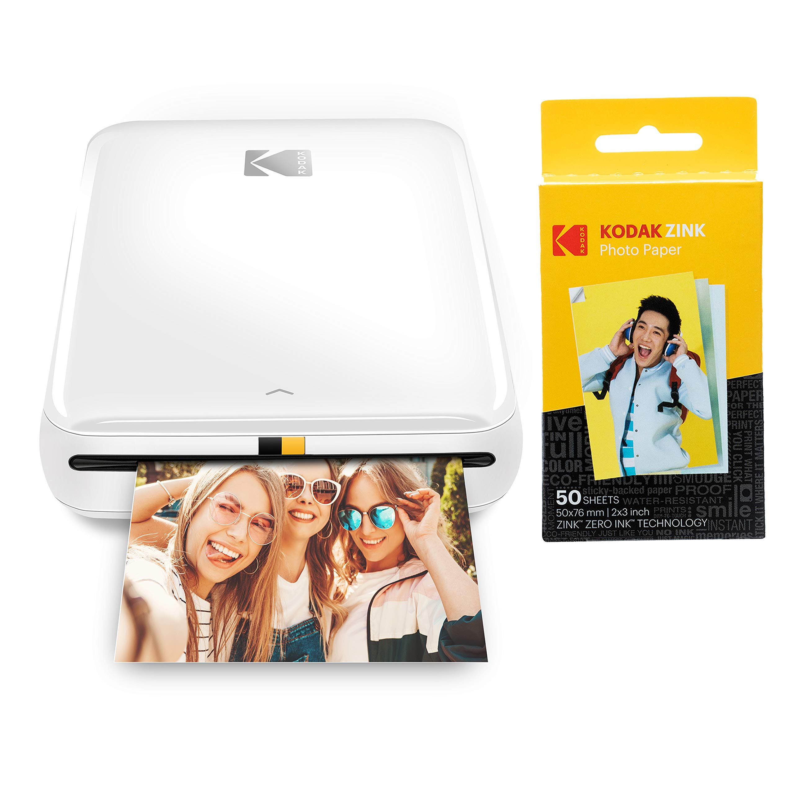 KODAK Step Color Wireless Mobile Photo Printer - Print High-Quality Photos from Phone, Tablet, or PC - Perfect for Travel, Parties, and DIY Scrapbooking