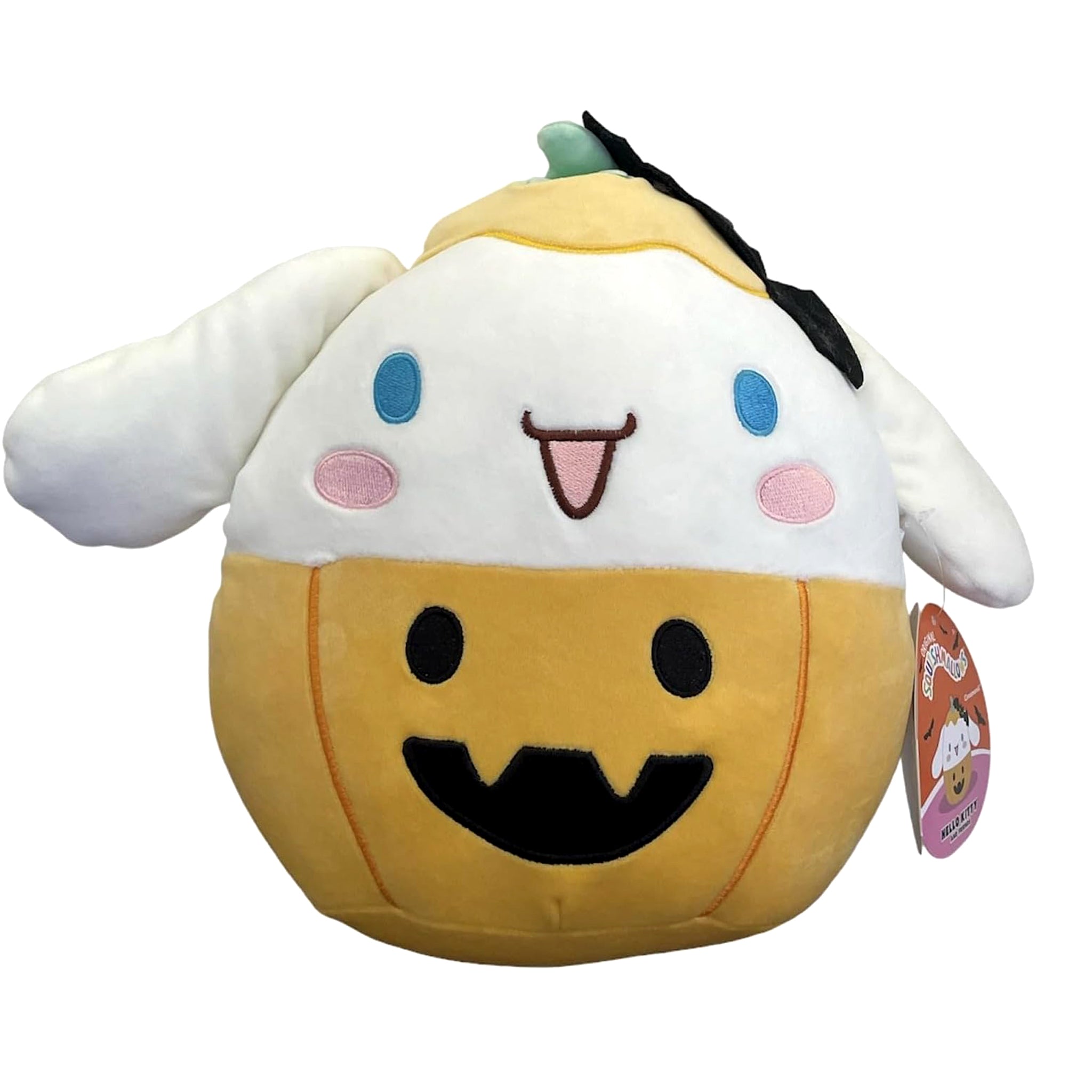 8-Piece Squishmallow Hello Kitty Halloween Collection with Cinnamoroll - Soft Plush Stuffed Animals for Kids' Room Decor, Birthday Gifts & Cute Collectibles