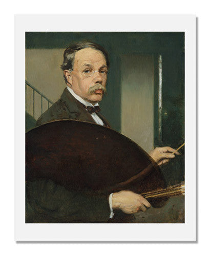 Philip Leslie Hale Self Portrait Painting - Vintage Artwork for Home Decor & Office Wall Art | Perfect for Living Room, Bedroom, or Gallery Display