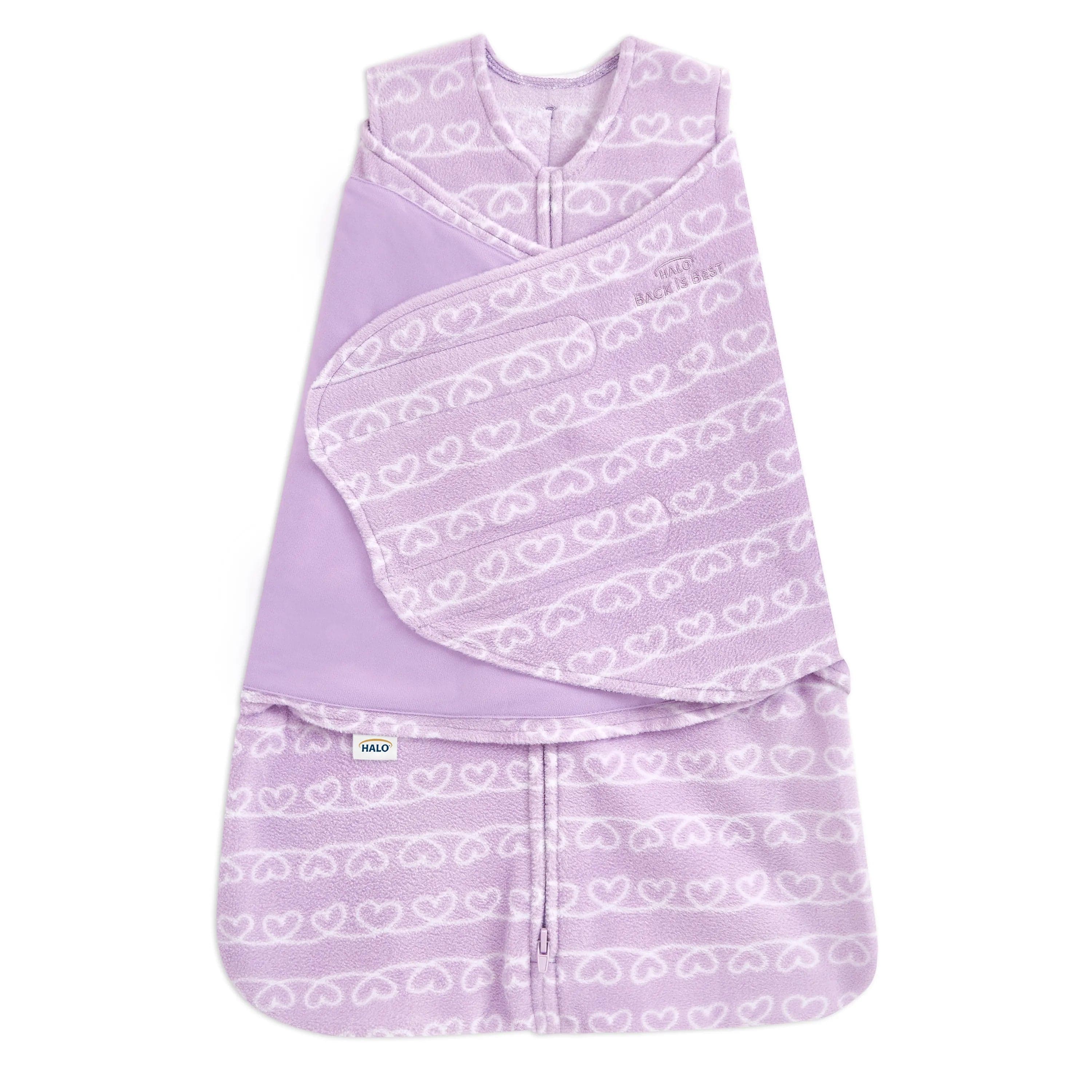 Halo Micro Fleece Sleepsack Swaddle for Babies - Soft & Warm Infant Swaddle Blanket (Size Small) - Perfect for Newborn Sleep & Nursery Comfort