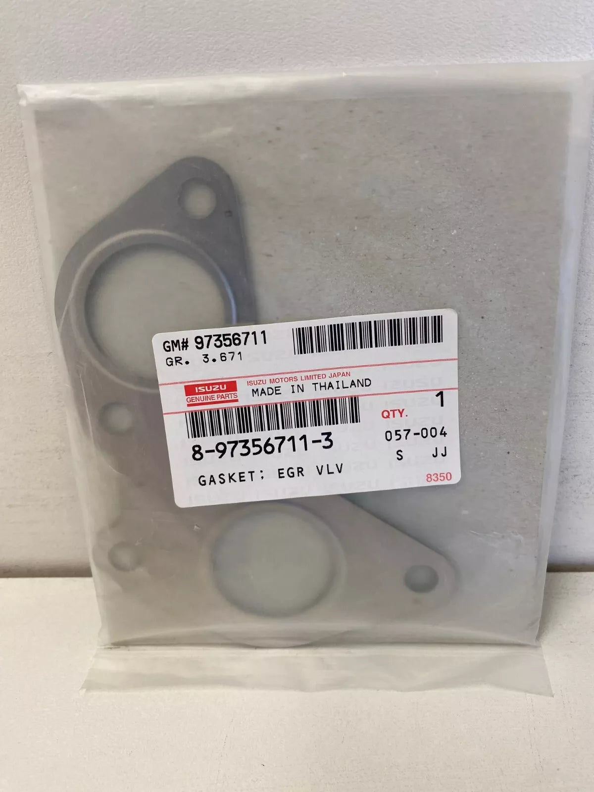 Genuine Holden Colorado Isuzu DMAX 4JJ1 3.0L EGR Valve Gasket Kit - Replacement Part for Diesel Engine Maintenance & Performance Upgrade