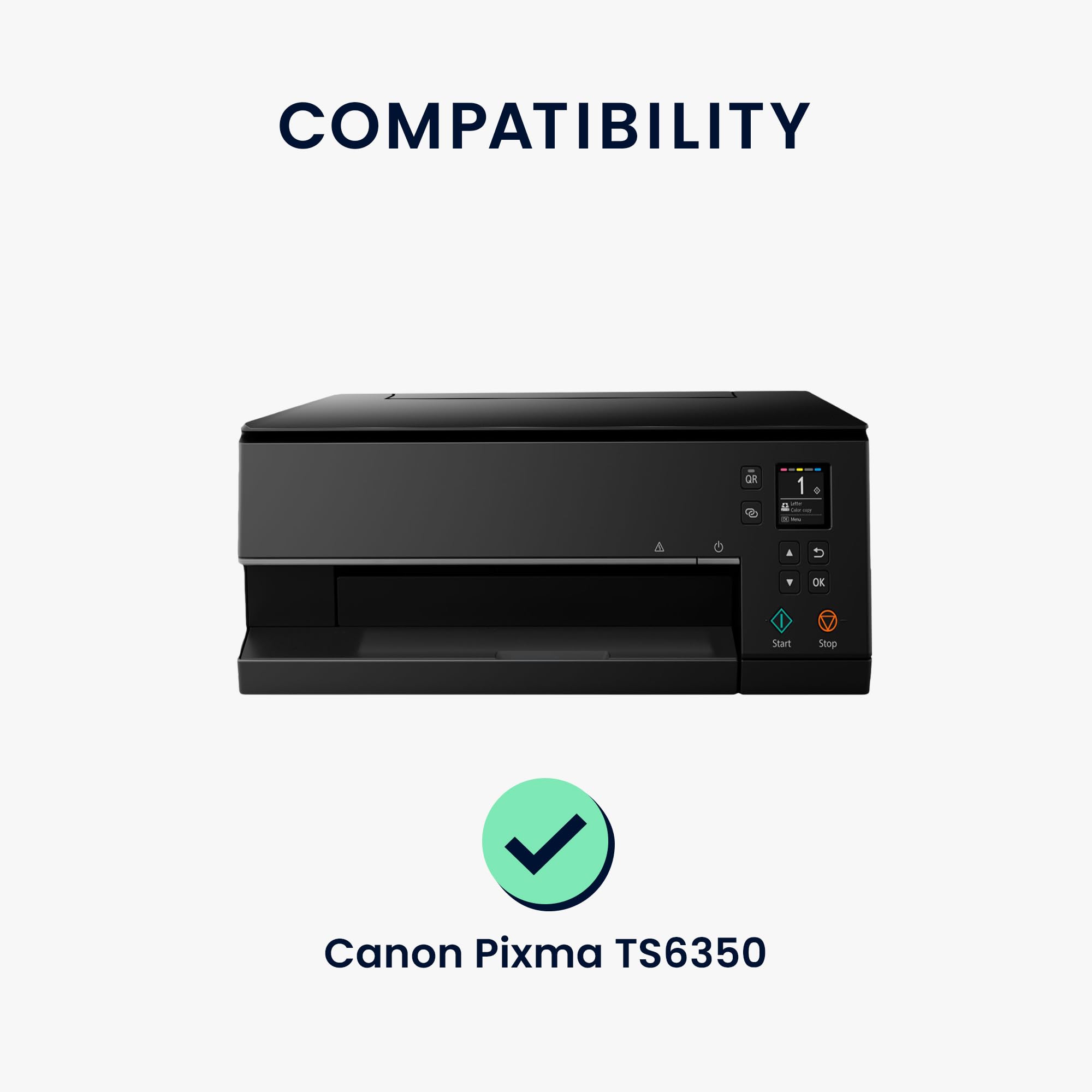 Canon Pixma TS6350 Printer Dust Cover - Fabric Protector Case for Canon TS6350 Printer - Dark Grey - Perfect for Home & Office Use