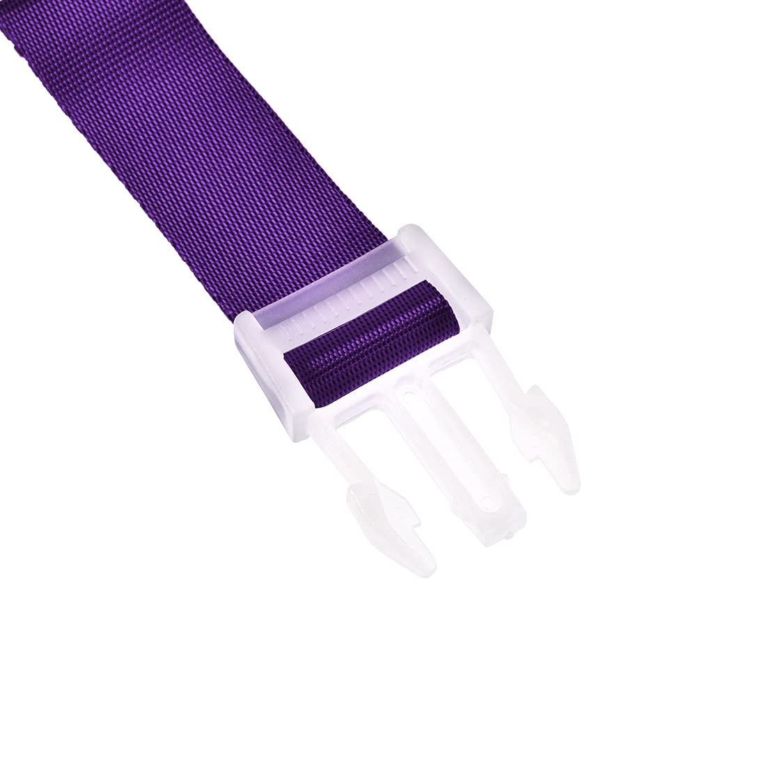 uxcell Adjustable Nylon Luggage Straps with Buckle - 300x25mm Purple (2Pcs) - Secure Suitcase Connection for Travel & Packing Accessories | Perfect for Airplane, Train & Road Trips