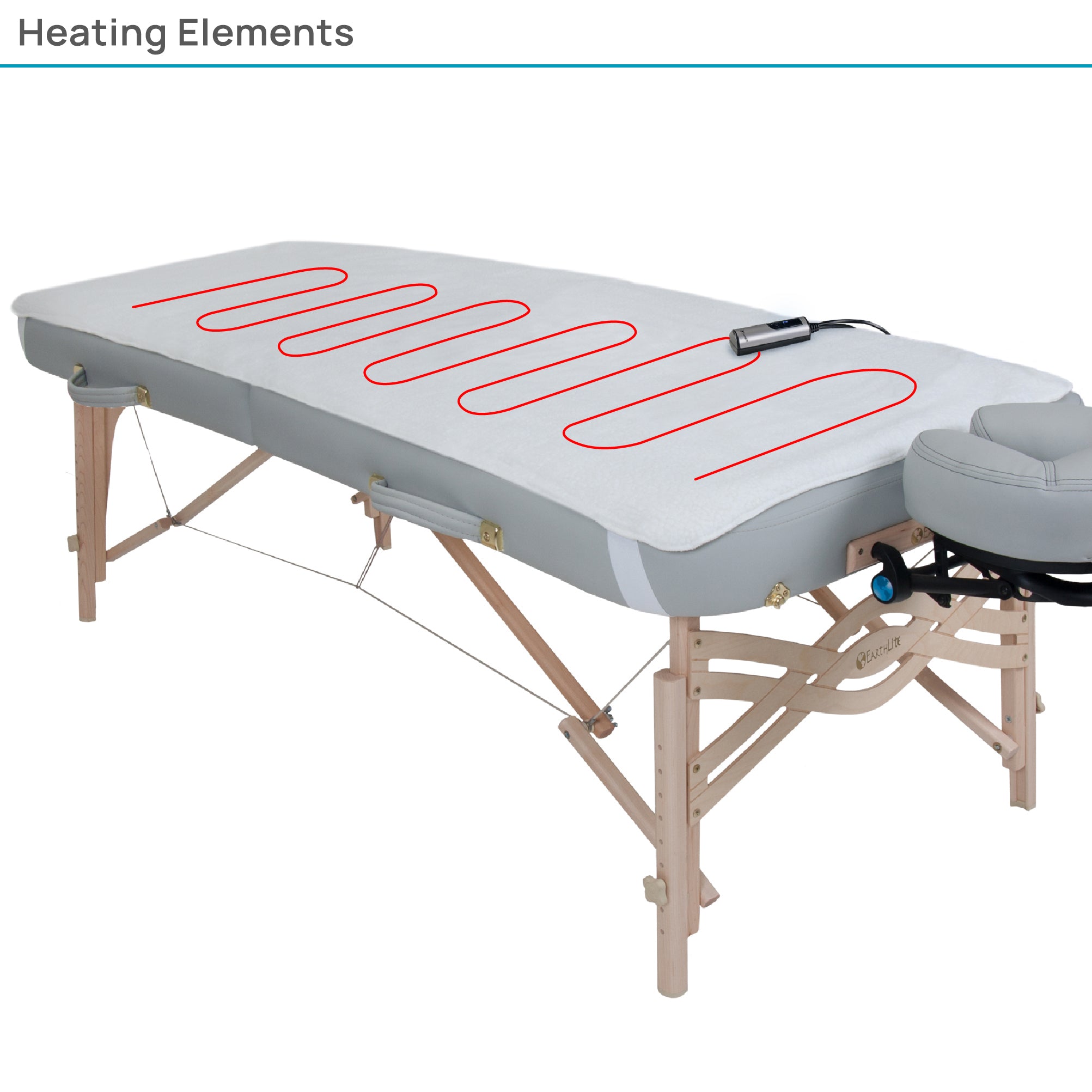 Earthlite Professional Massage Table Warmer - Heating Pad for Spa & Therapy - Perfect for Massage, Physical Therapy, and Relaxation at Home or Clinic