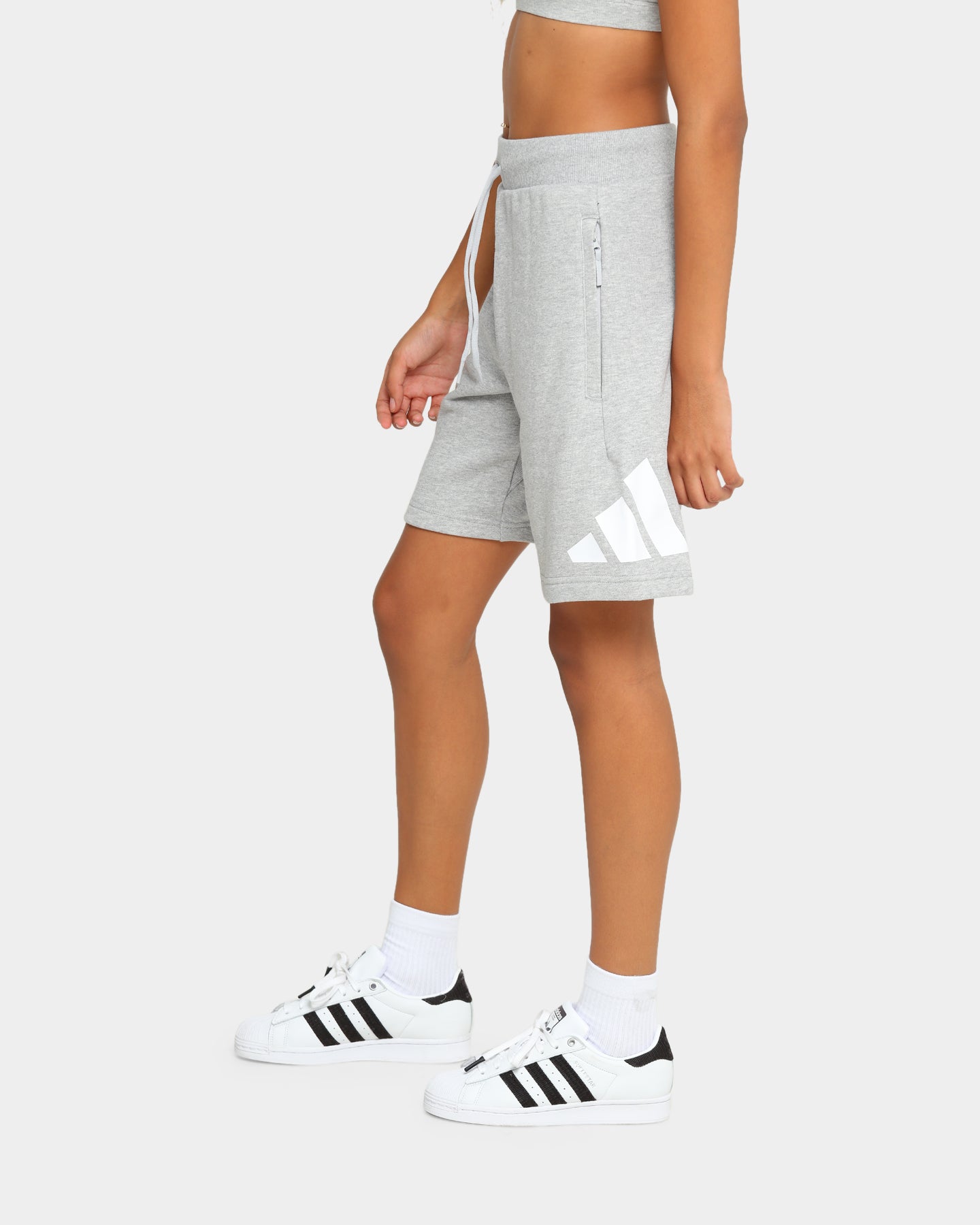 Adidas Men's Running Shorts - Grey Heather - Lightweight & Breathable for Workouts & Gym Training