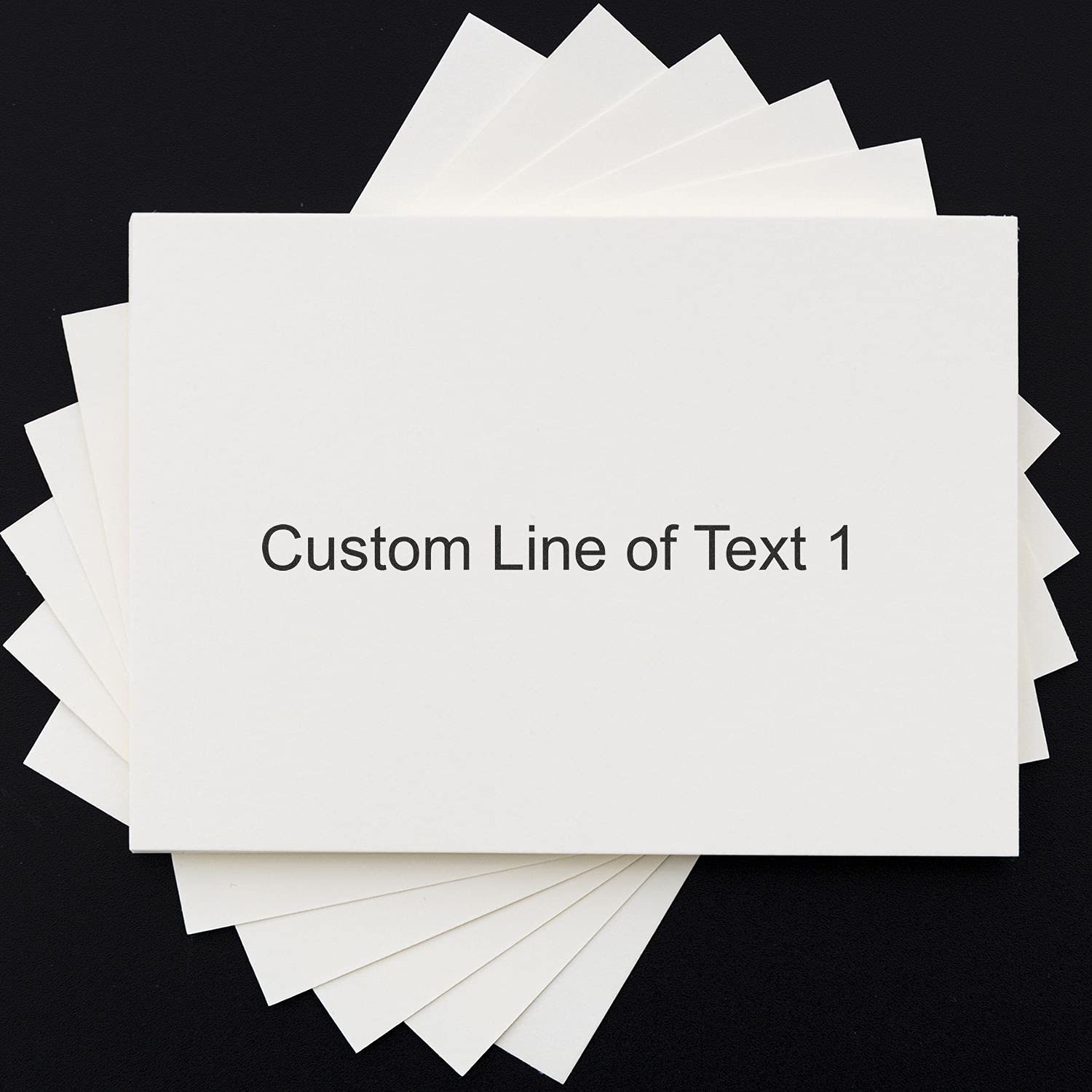 Custom 1 Line Rubber Stamp - Personalized Text Stamp for Documents, Letters & Crafting | DIY Name & Address Stamp for Office, Home & Scrapbooking
