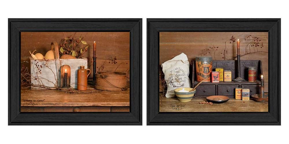 Billy Jacobs Trendy Baking Supplies Collection - Printed Multi-Color Wood Wall Art for Kitchen Decor & Home Baking Inspiration