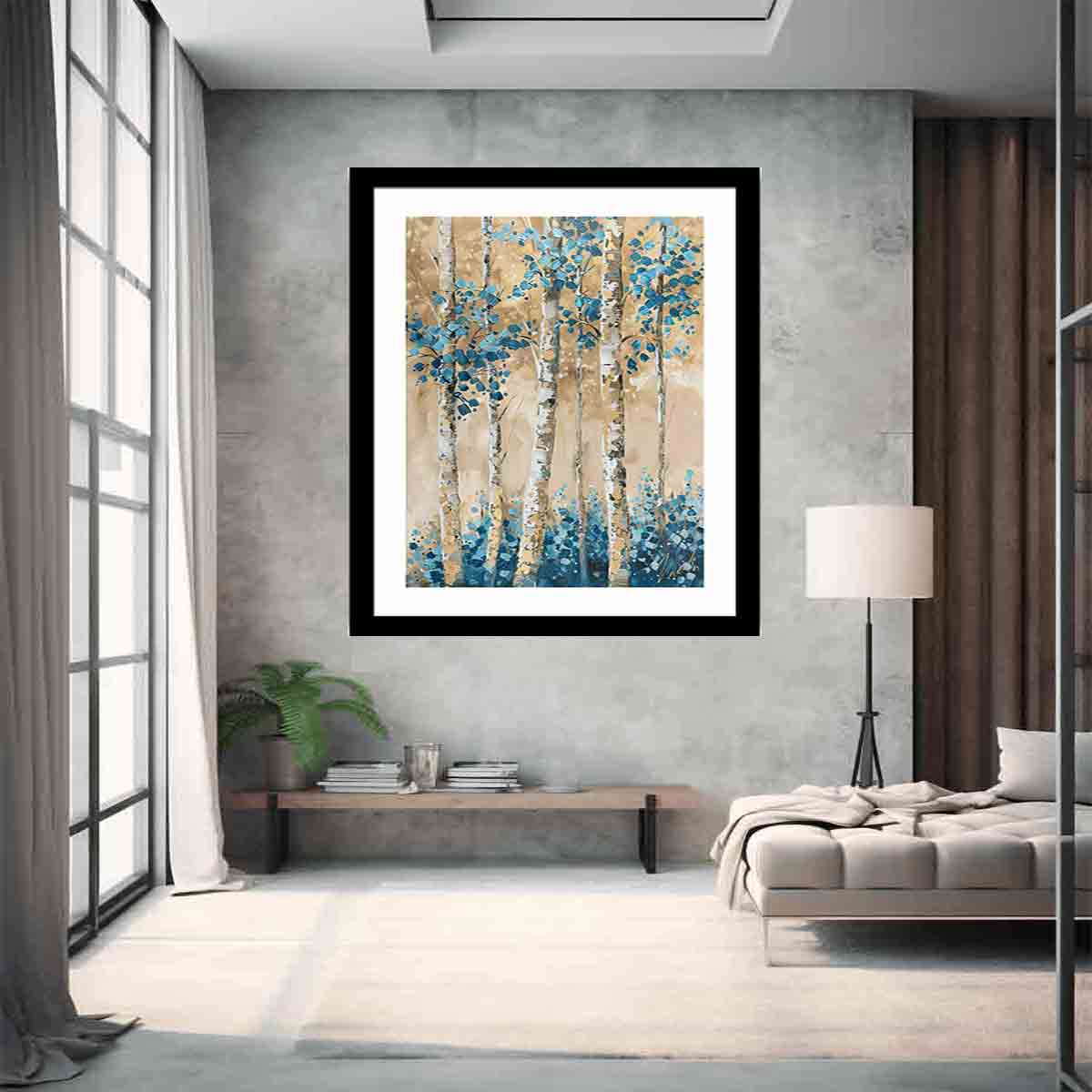 Natural Birch Tree for Home Decor - Perfect for Rustic, Scandinavian & Bohemian Interior Design Styles