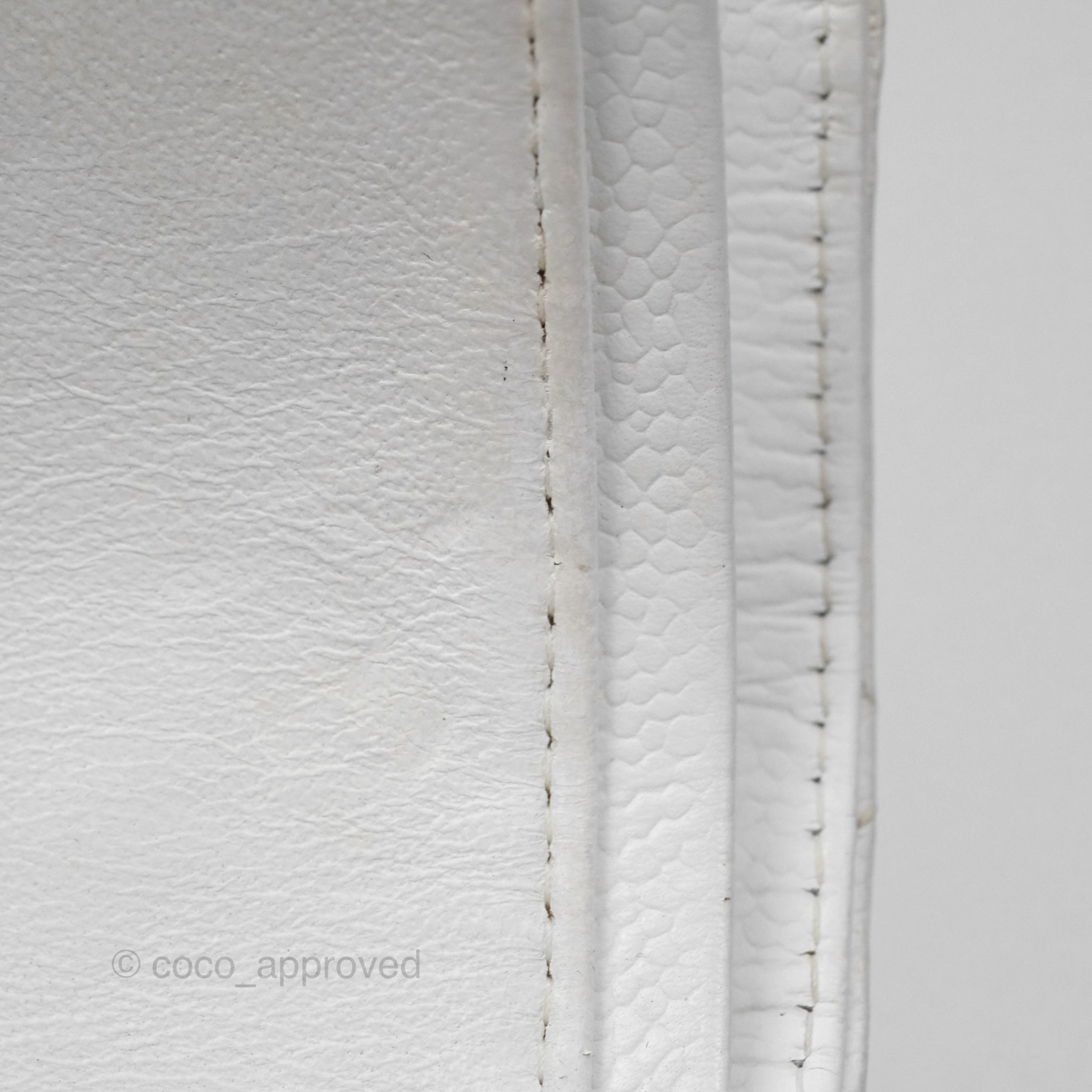 Chanel Classic Medium Double Flap Bag in White Caviar Leather with Silver Hardware - Luxury Handbag for Women, Perfect for Parties, Weddings & Everyday Elegance