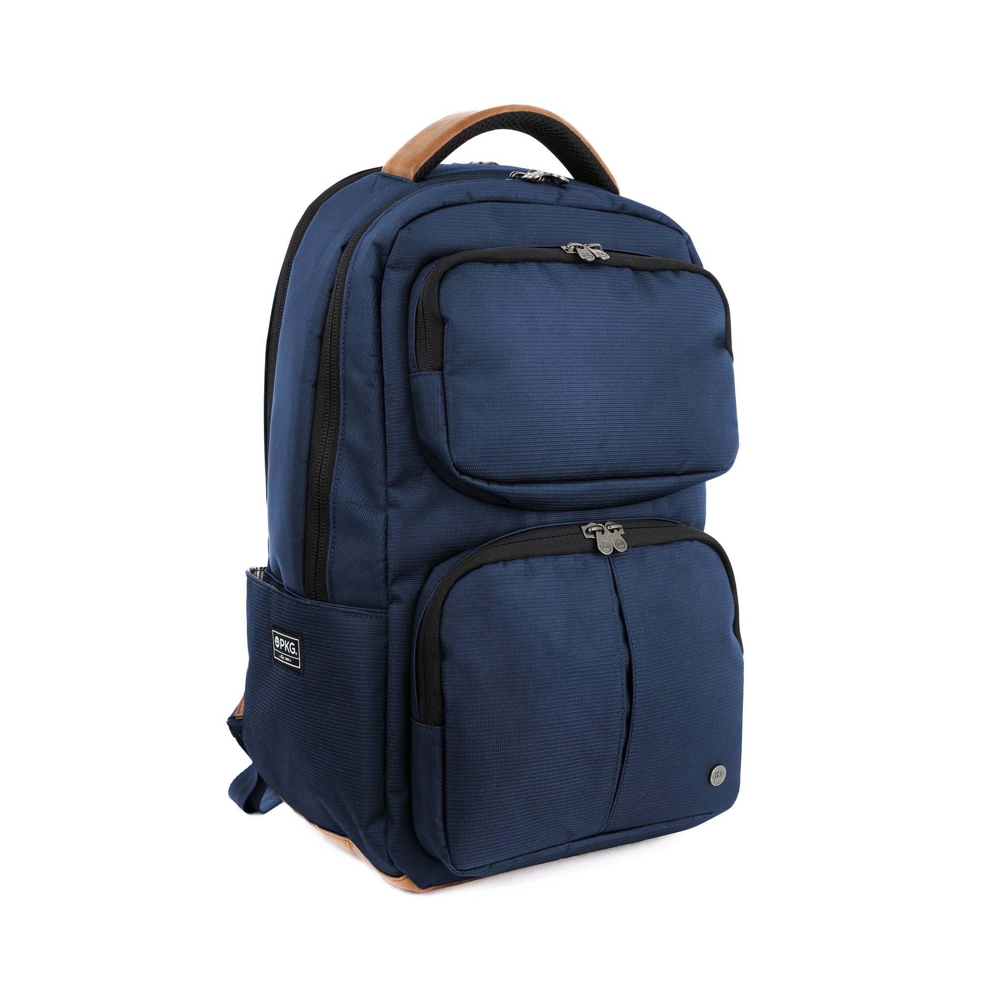 Navy and Tan