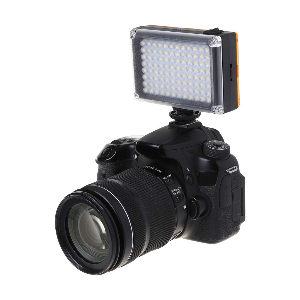 DVFT-96 LED Video Light Panel - Dimmable On-Camera Lighting for Photography, Studio Videos & Live Streaming - Perfect for YouTube, TikTok & Professional Content Creation