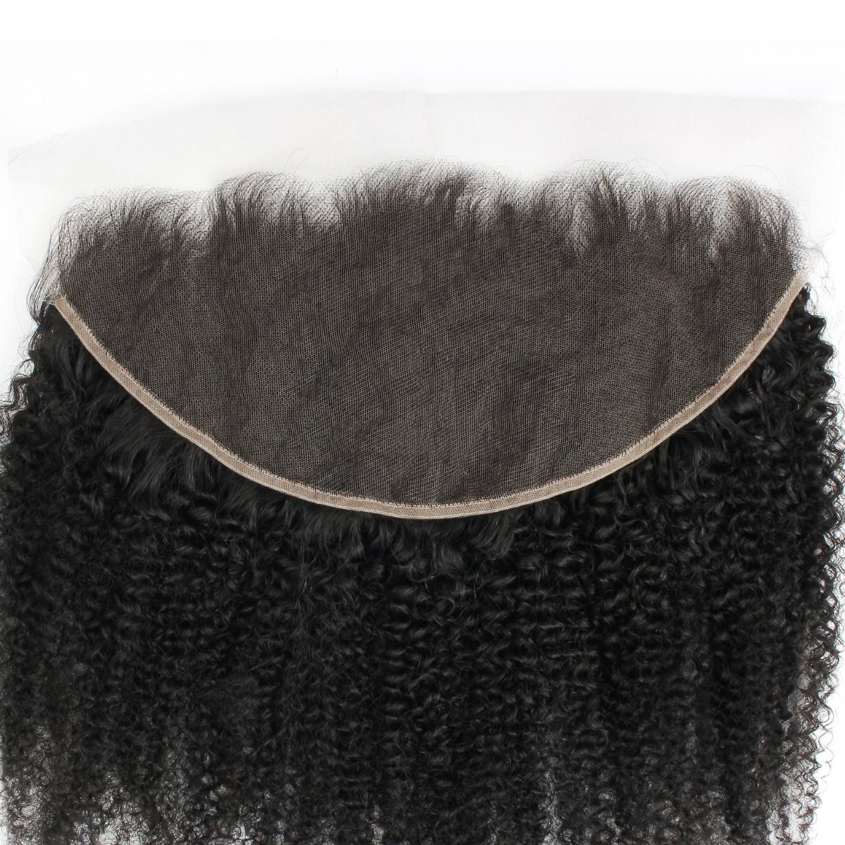13x6 HD Lace Frontal Human Hair Wig - Afro Kinky Curly Brazilian Hair with Bleached Knots & Pre-Plucked Hairline for Black Women | Perfect for Daily Wear, Parties & Special Occasions