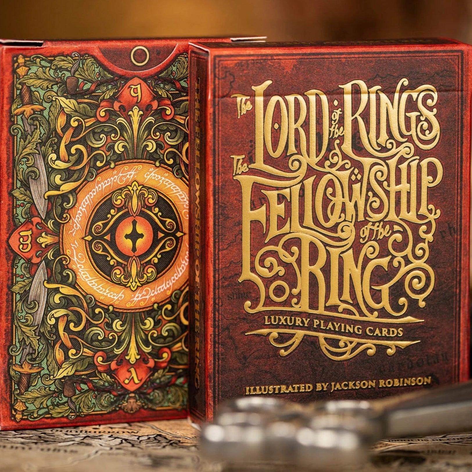 The Fellowship of the Ring Playing Cards - Official LOTR Lord of the Rings Collectible Card Game - Perfect for Movie Nights, Game Nights & Tolkien Fan Gifts
