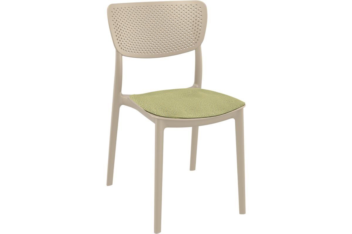 Stackable Lucy Dining Chair - Indoor/Outdoor Use for Restaurants, Cafes, and Home Patios | Durable & Stylish Seating Solution