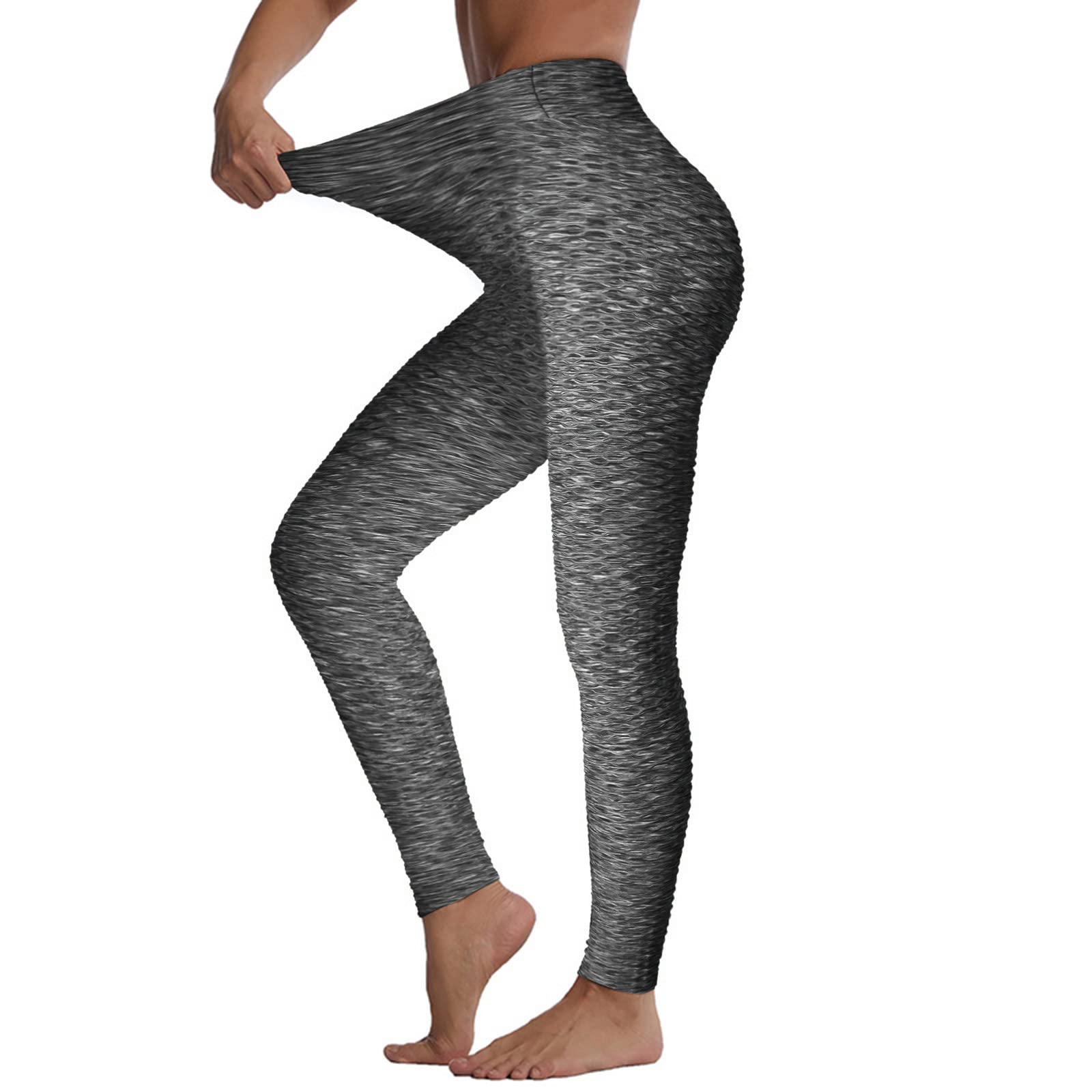 Fankle High Waist Yoga Pants for Women with Pockets - Workout Running Leggings for Gym, Lounge & Everyday Wear
