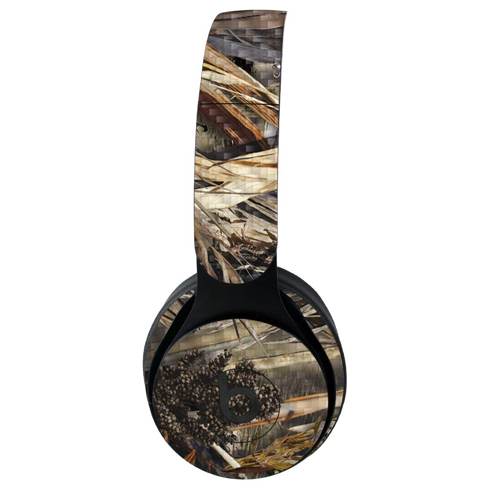 MightySkins Carbon Fiber Skin for Beats Solo Pro Wireless Headphones - DRT | Protective & Durable Textured Cover | Easy to Apply & Remove | Made in USA | Perfect for Gym, Travel & Daily Use