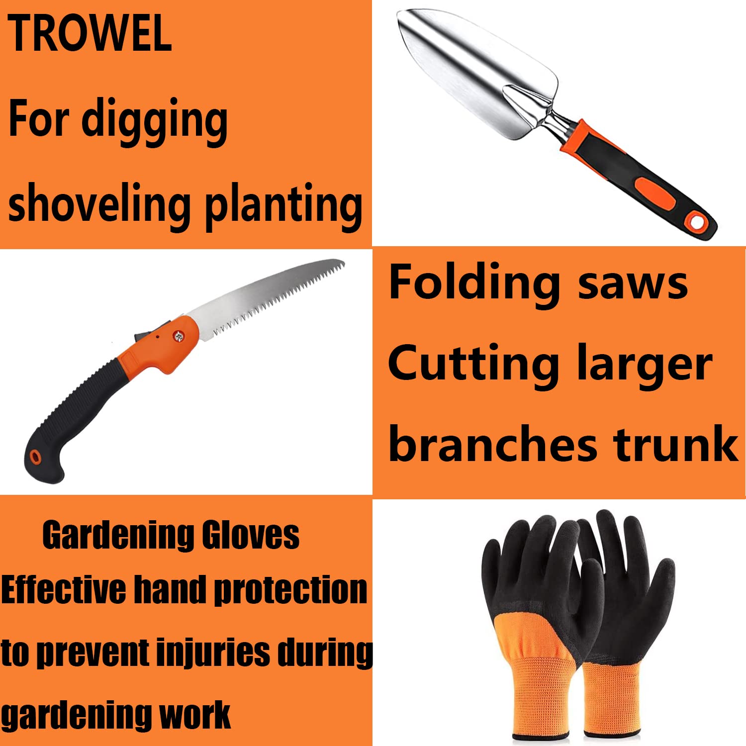 **Yuzee 9-Piece Premium Gardening Tool Set - Heavy Duty Hand Tools Kit with Gloves, Pruning Shears, Rake, Tote Bag, Trowel & Watering Can - Ideal Gift for Women & Men - Perfect for Home Garden, Backyard, Lawn & Outdoor Planting**
