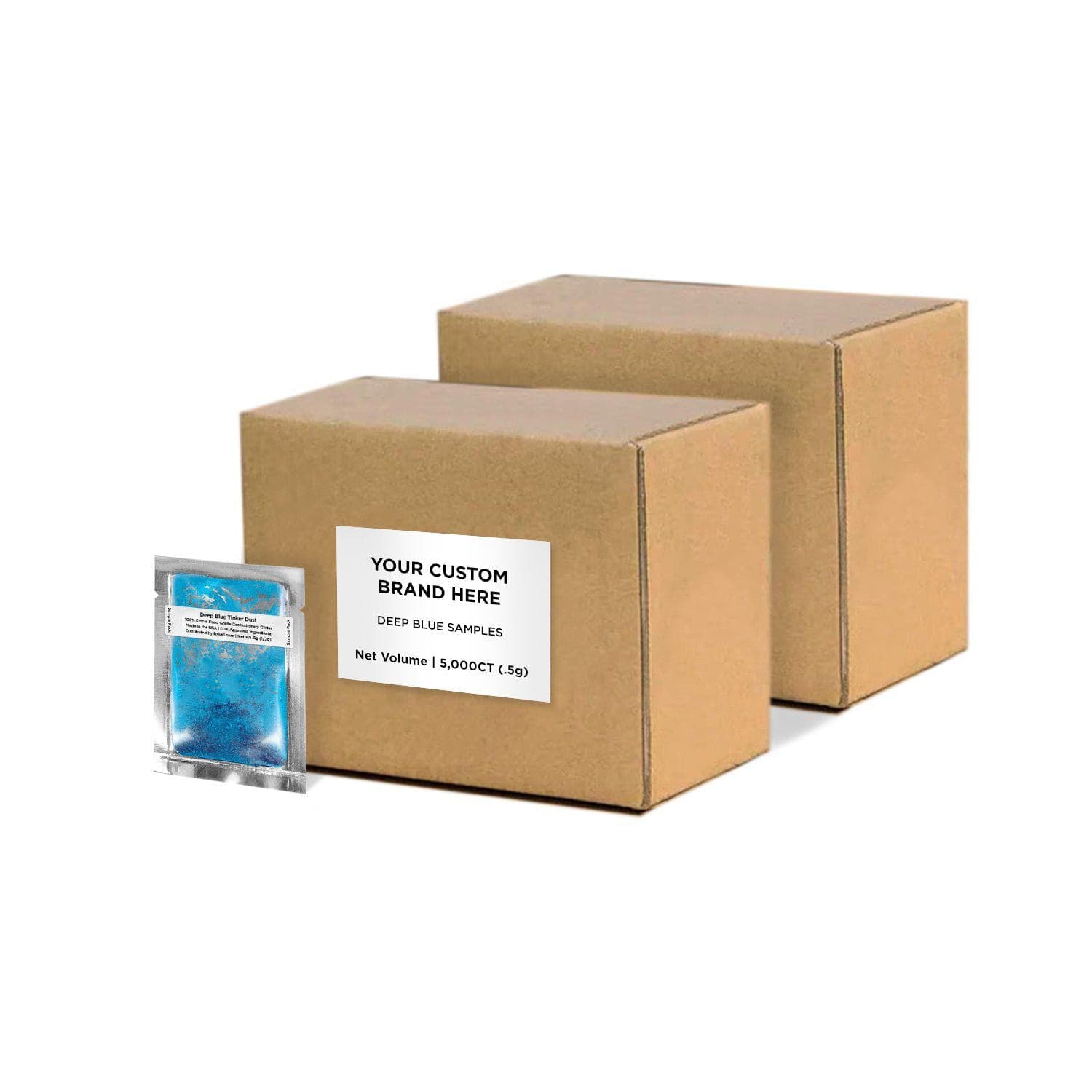Deep Blue Tinker Dust® Sample Packs - Bulk Case for Private Label | Perfect for Crafting, DIY Projects & Small Business Branding