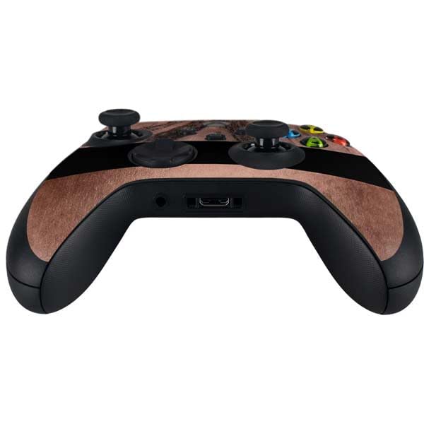 Premium Rose Gold & Black Marble Gaming Skin Decal for Xbox Series X Controller - Custom Protective Cover for Enhanced Grip & Style - Perfect for Gaming Sessions, Tournaments & Collector Displays