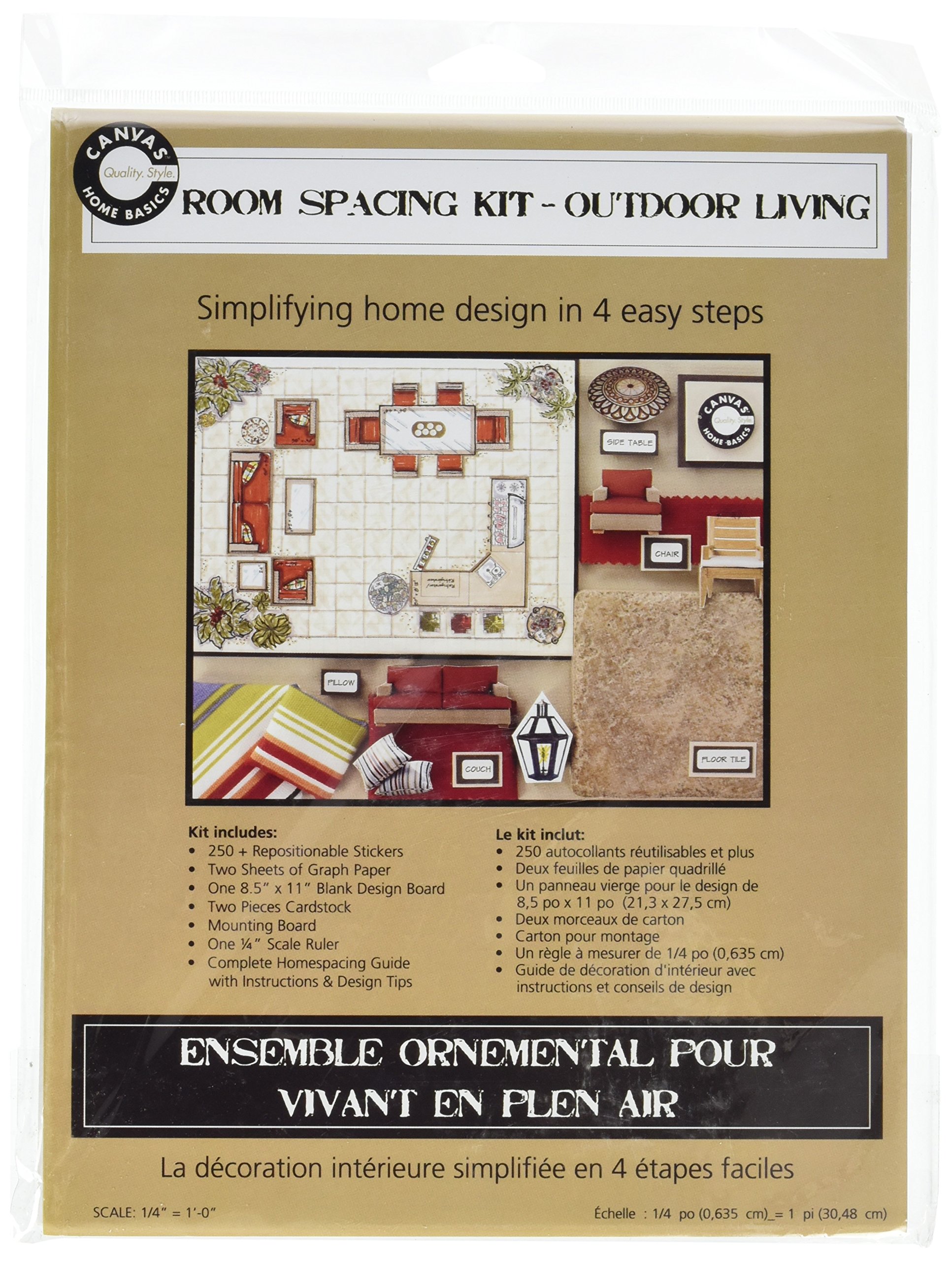 Canvas Corp Patio and Outdoor Living Room Spacing Kit - Waterproof Durable Furniture Arrangement Set for Backyard, Garden & Poolside Decor - Perfect for Outdoor Entertaining and Relaxation
