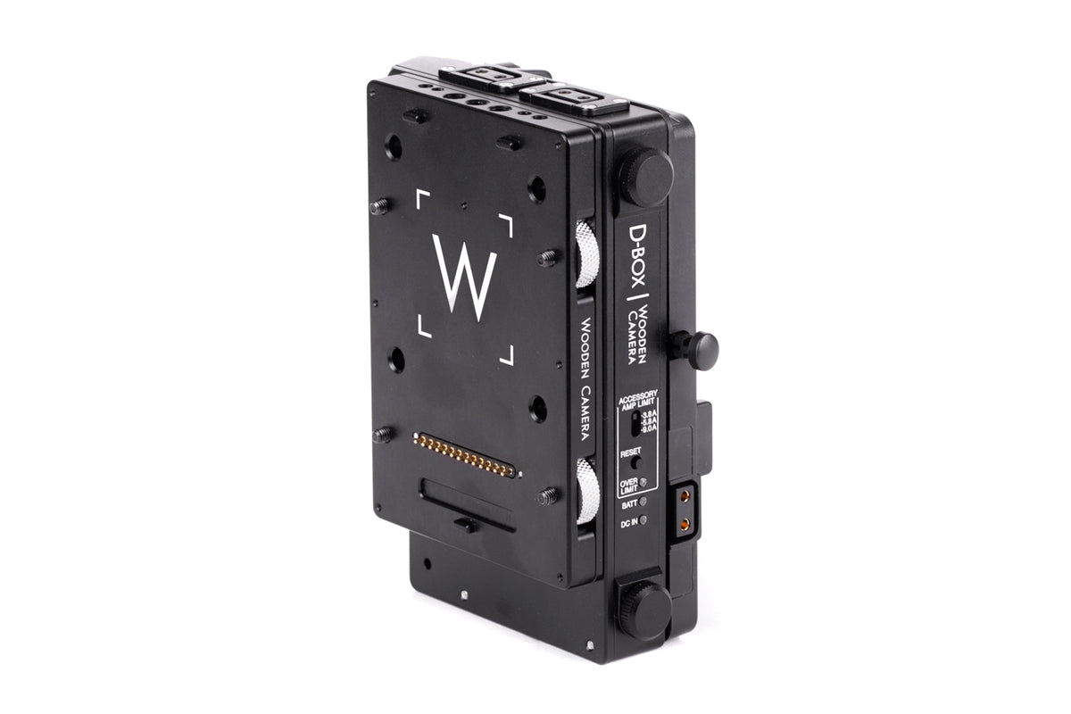 D Box® RED® DSMC2™ V Mount Battery Plate - Power Your Cinema Camera On Set & Outdoor Shooting