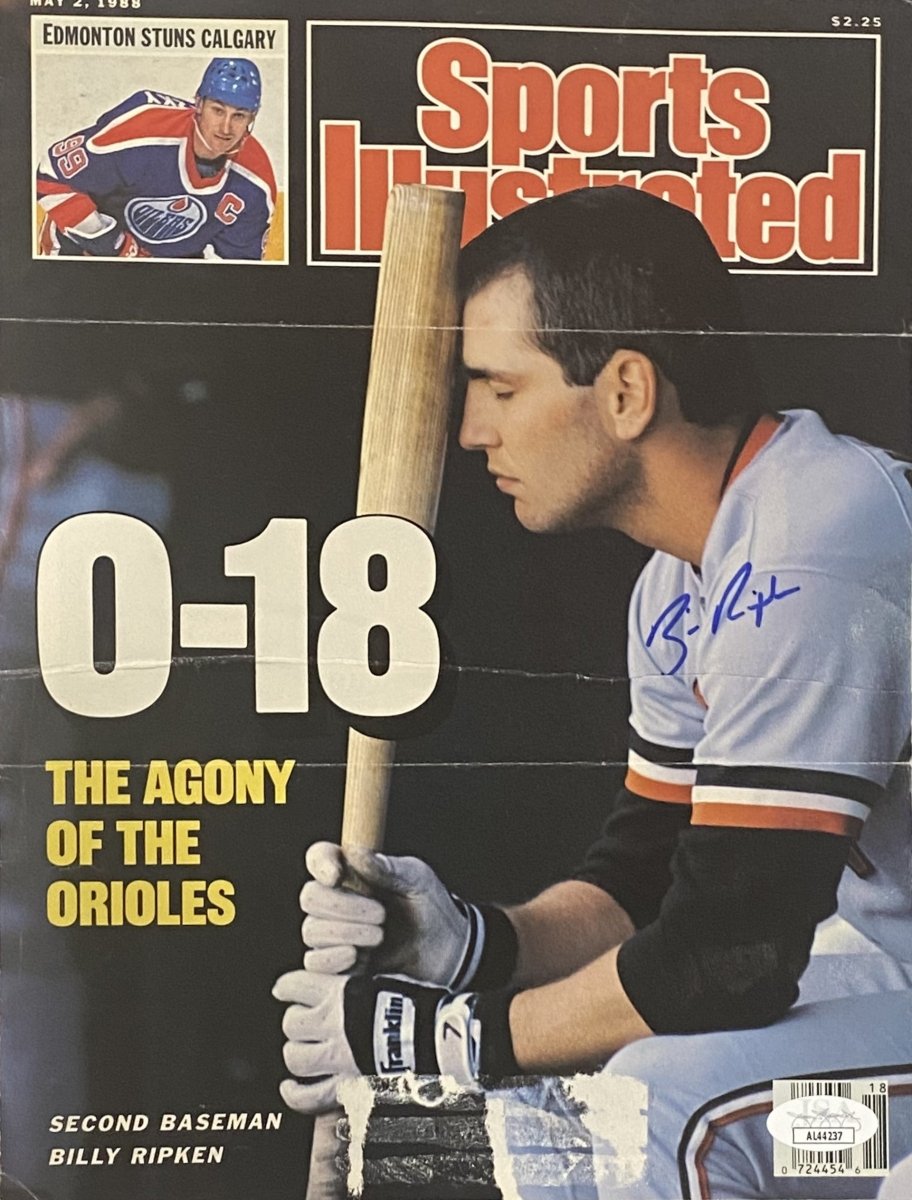Billy Ripken Autographed Baltimore Orioles Sports Illustrated Magazine Page with JSA COA AL44237 - Perfect for Baseball Memorabilia Collectors & Sports Fans Display