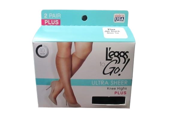 L'eggs Women's Knee High Socks - Comfortable & Durable Nylon Stockings for Everyday Wear - Perfect for Work, Casual & Formal Outfits