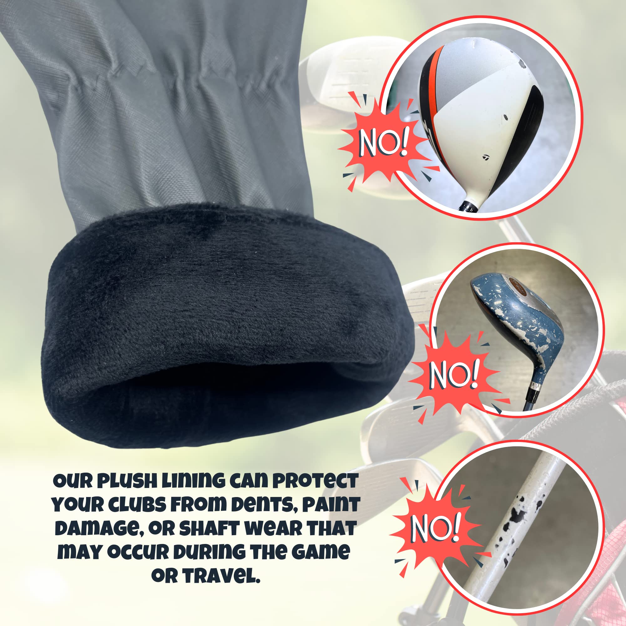 Funny Golf Headcovers for Putters - Perfect Golf Gifts for Men & Women - Ideal for Practice & Gifting