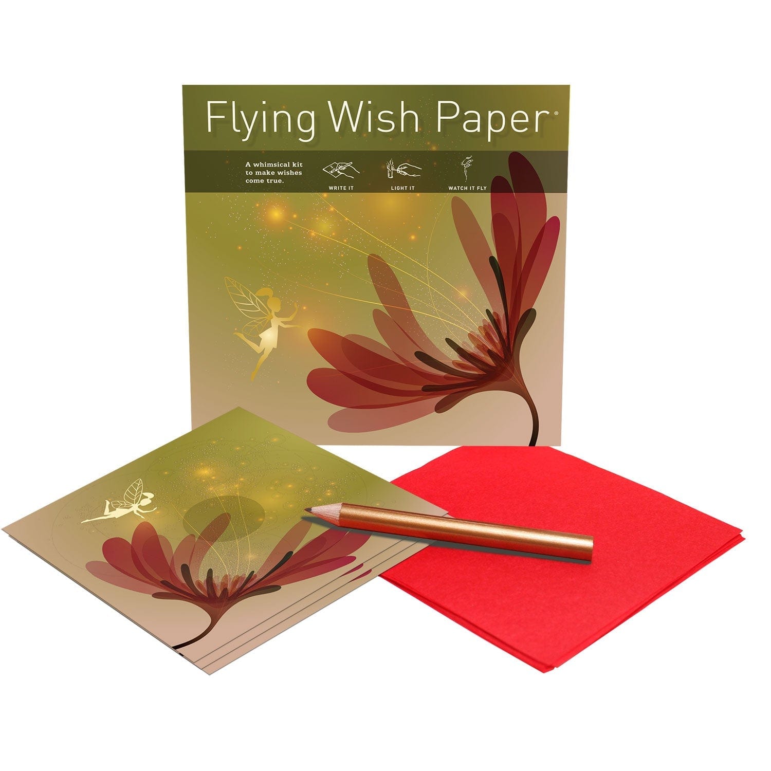 Mini Flying Wish Paper for Fairy Gardens - Magical Wishing Notes for Outdoor Decor, Parties & Special Occasions