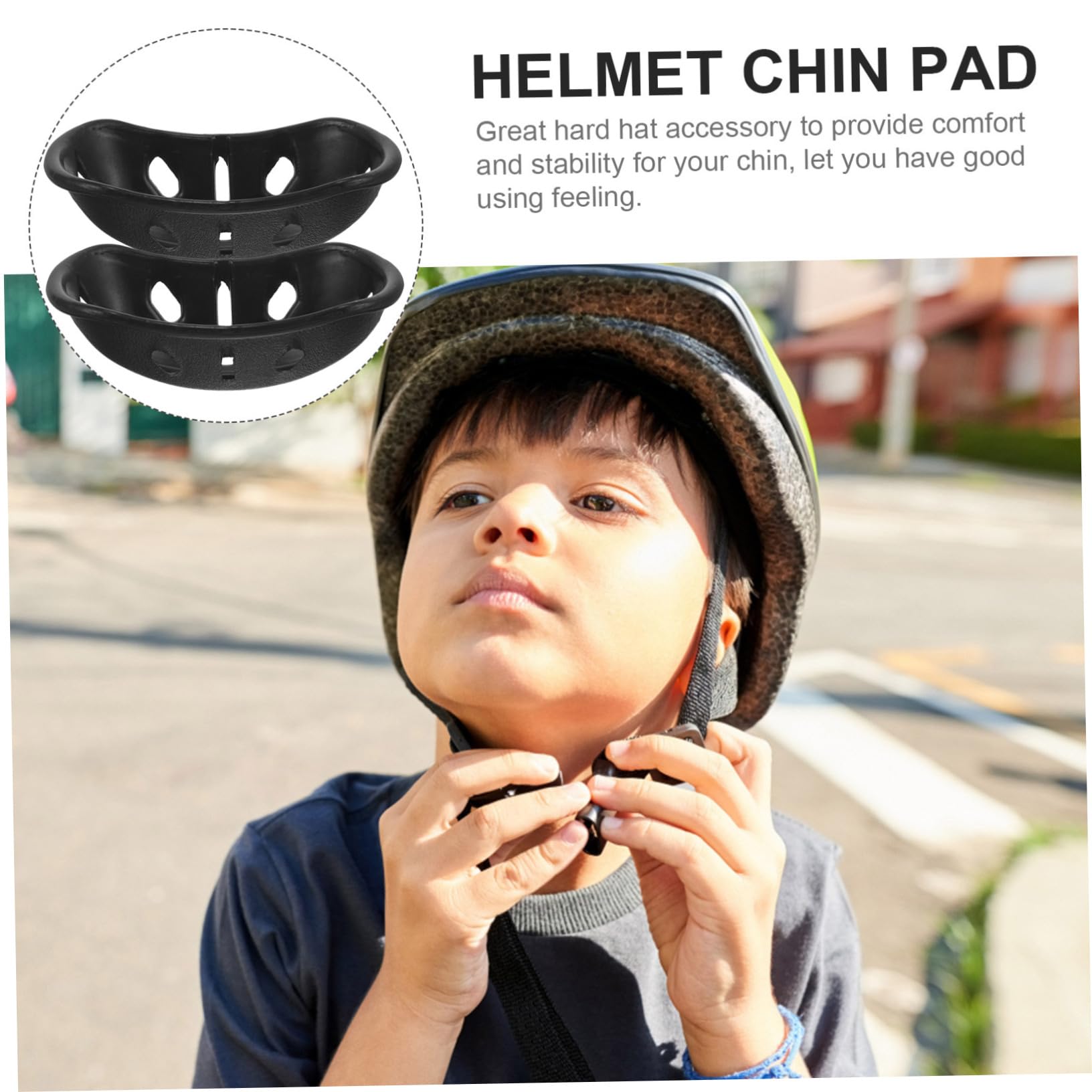 SEWOART Universal Softball Helmet Chin Pad - Durable Anti-Wear Hard Hat Accessory for Comfort & Safety | Construction, Industrial & Sports Protective Gear