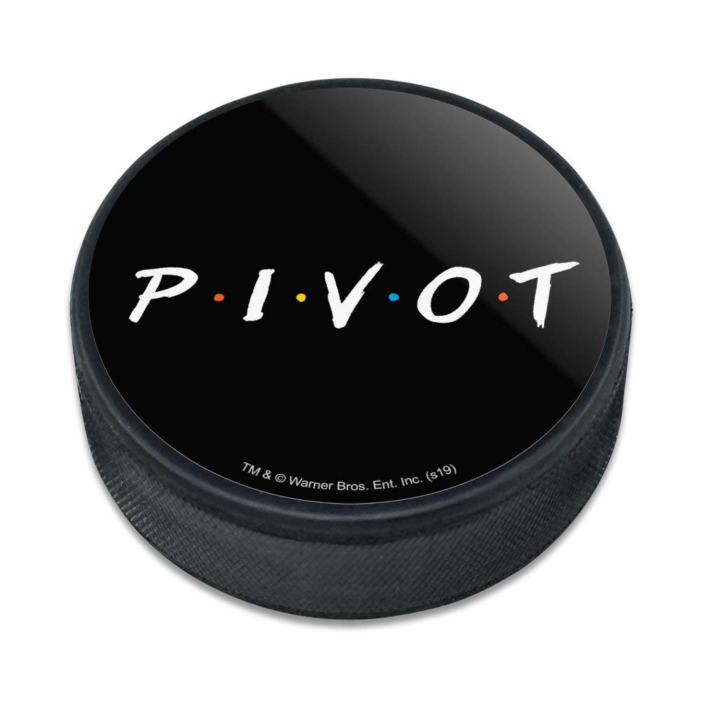 Friends TV Show Themed Pivot Ice Hockey Puck - Officially Licensed Collectible for Hockey Fans & TV Enthusiasts - Perfect for Game Nights, Gifts, and Memorabilia Display