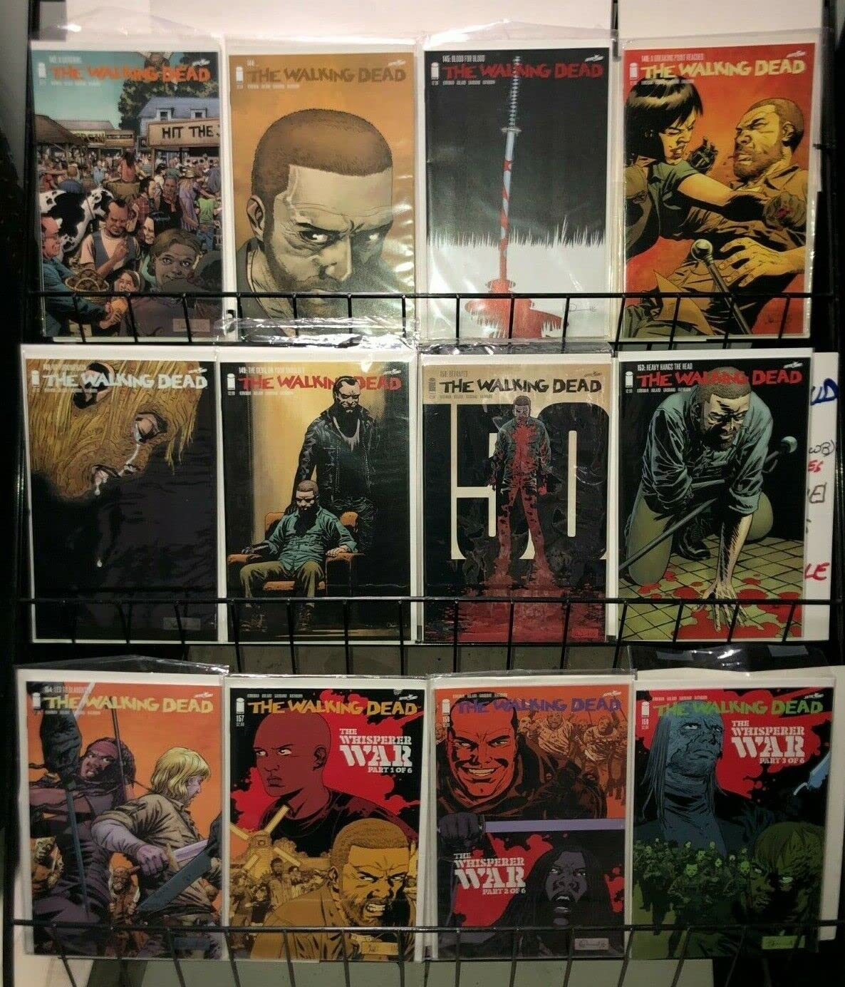 The Walking Dead Comics Issues 100-187 - Bagged & Boarded, 65 Different Variant Covers, NM 9.0+ Condition | Collectible Comic Books for Fans & Investors