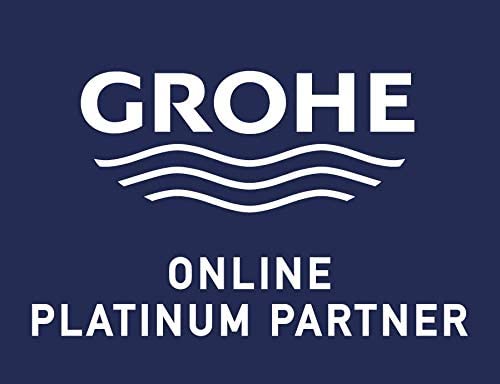 GROHE Eurosmart CE 36454000 Infrared Electronic Faucet for Bathroom Sink - Chrome Wall-Mounted Mixer with Thermostat, 287mm Spout Reach - Perfect for Modern Homes & Commercial Restrooms