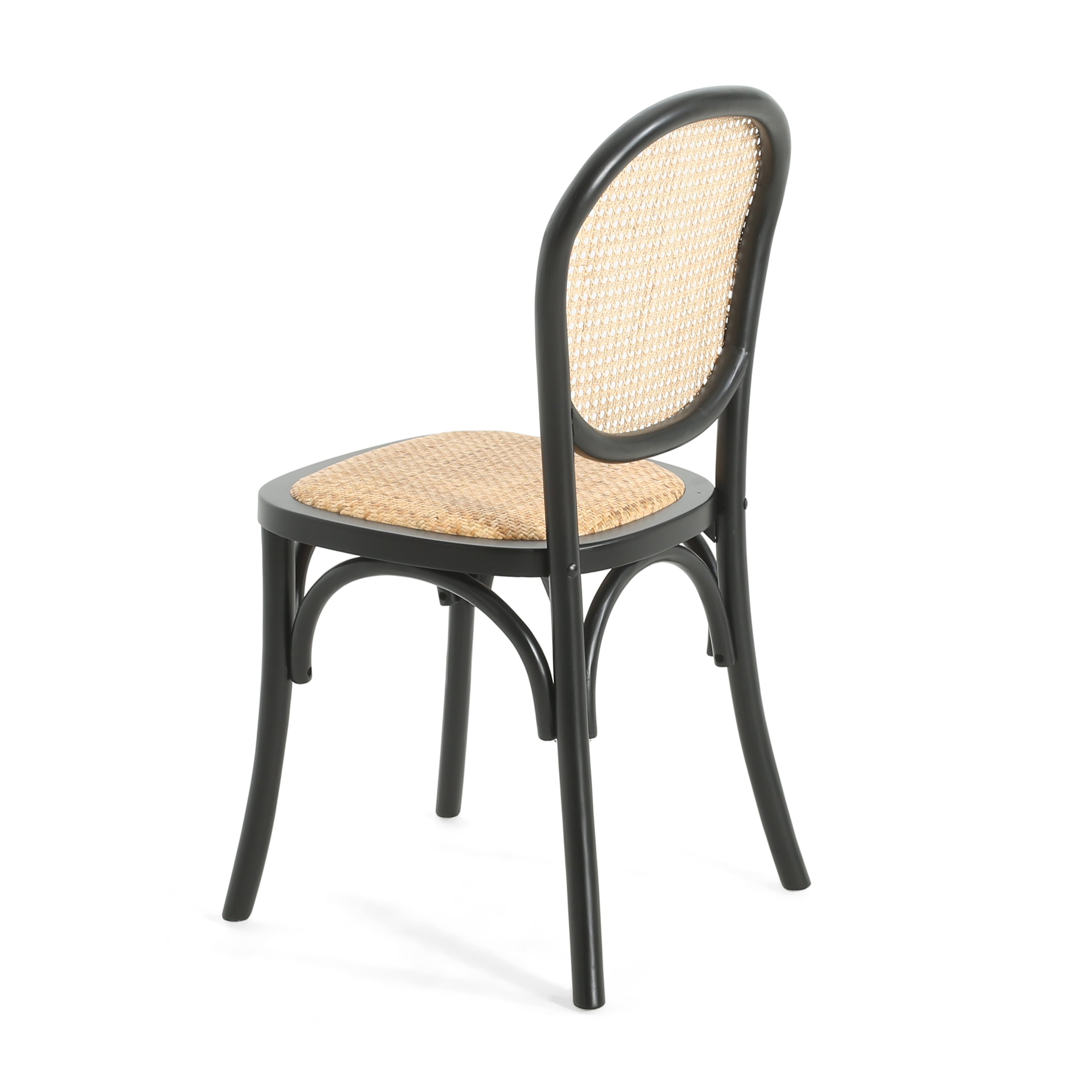 Modern Dining Chairs Set of 2 - Sturdy Wooden Kitchen Chairs with Padded Seats - Perfect for Dining Room, Kitchen, Breakfast Nook & Small Spaces