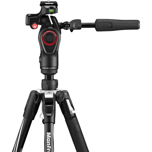 Manfrotto Befree 3 Way Live Advanced Tripod - Professional Aluminum Camera Tripod with Fluid Head for DSLR, Mirrorless & Video - Perfect for Travel, Vlogging & Live Streaming
