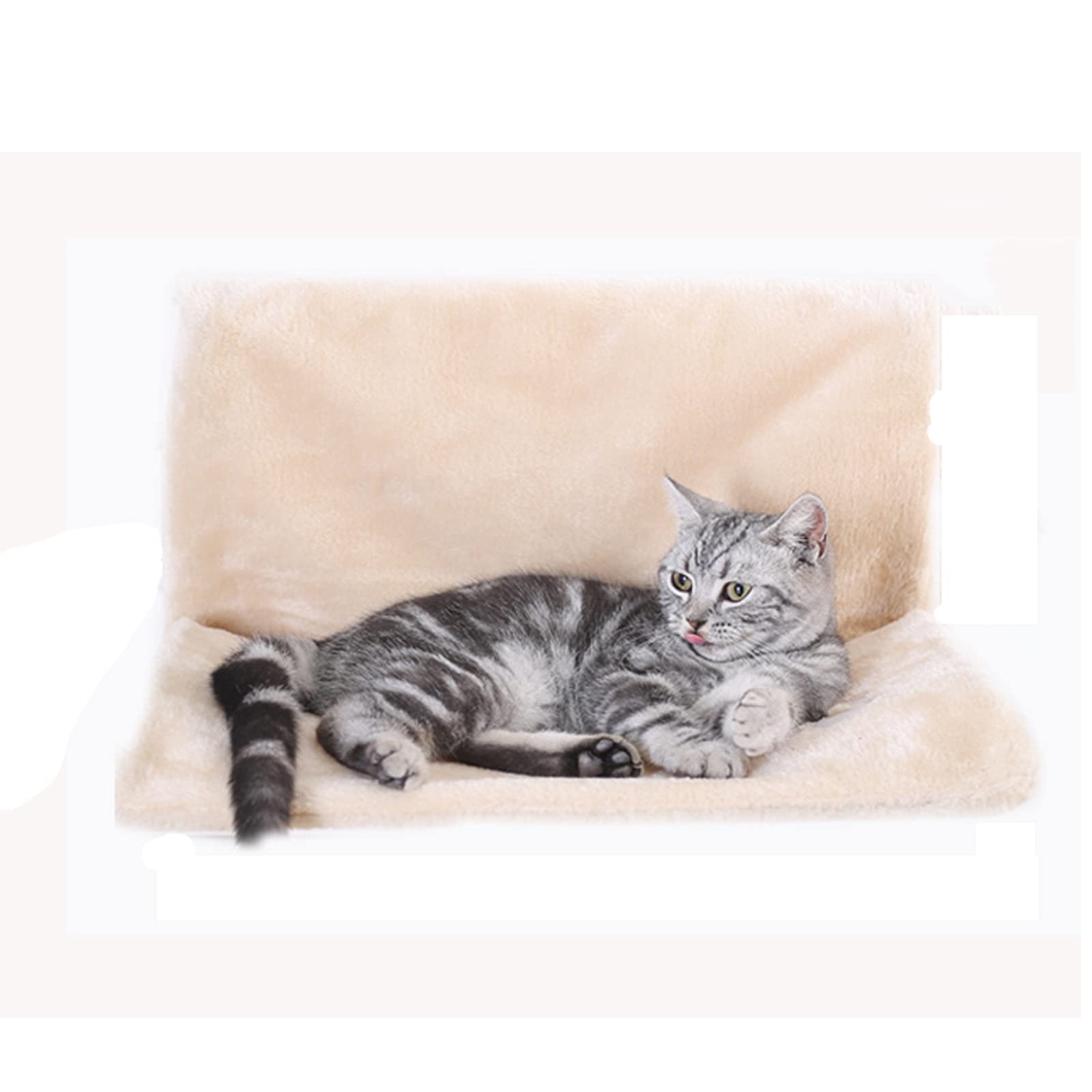XIANGGUI 1983 Space-Saving Cat Hammock Window Bed - Sunny Perch for Cats - Wall Mounted Pet Bed for Small Spaces (Color: A) - Perfect for Apartments, Sunbathing & Window Watching