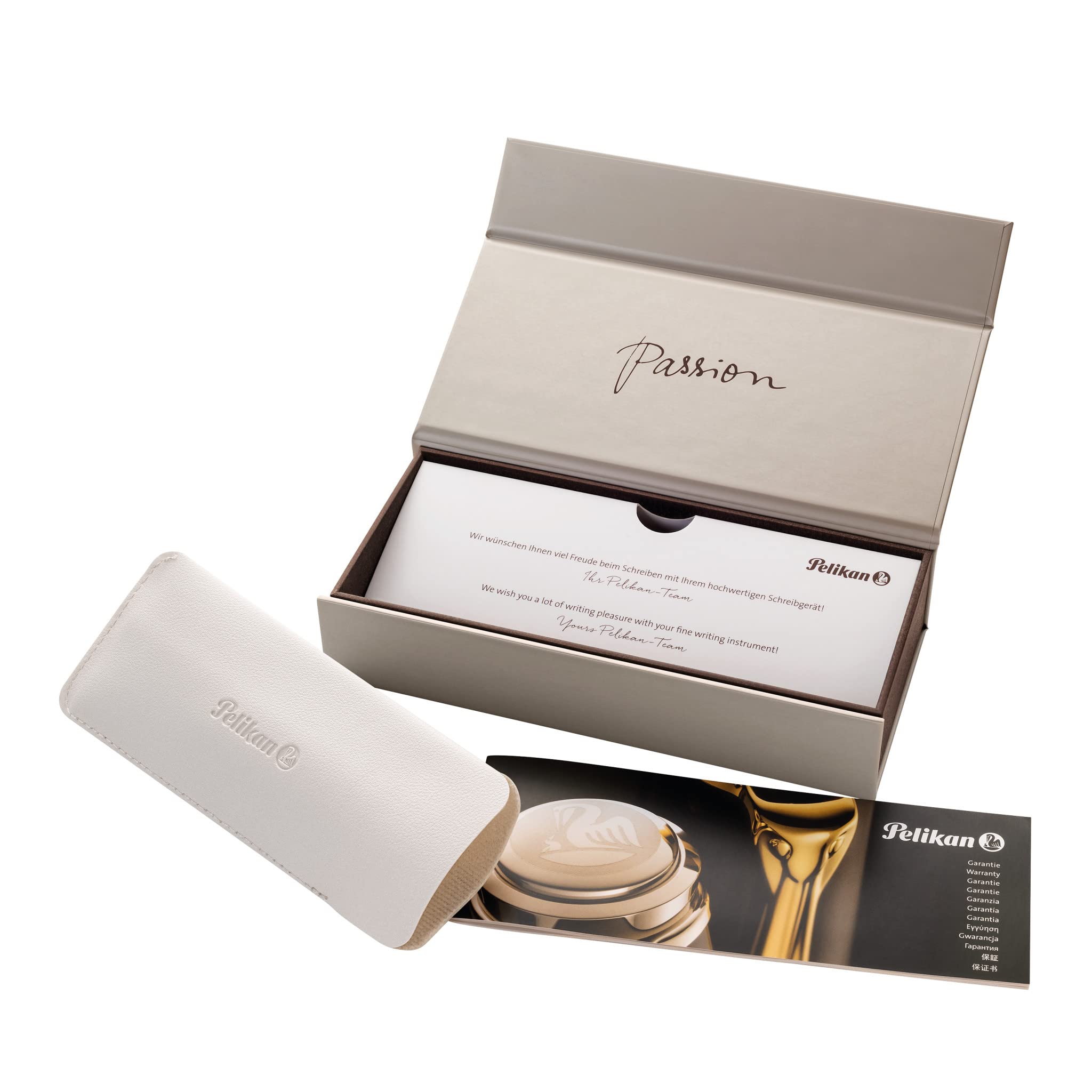 Premium Pelikan Souverän K405 Ballpoint Pen with Gift Box - Black/Blue Ink Refillable Luxury Pen (932723) - Perfect for Business Gifts, Executive Writing & Signature Documents