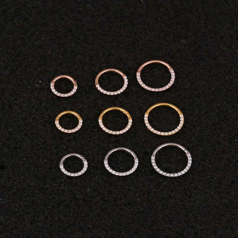 16G Daith Earrings for Cartilage Piercing - Hypoallergenic Surgical Steel Hoop Earrings | Perfect for Helix, Tragus & Conch Piercings | Trendy Body Jewelry for Everyday Wear & Special Occasions