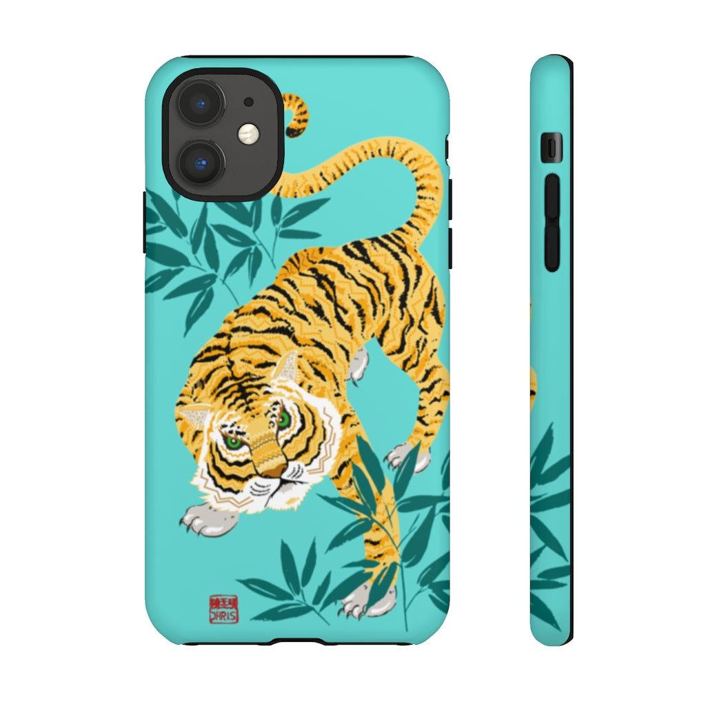 Lucky Tiger Chinese Zodiac Phone Case - Durable & Stylish Cover for iPhone & Samsung - Perfect for New Year Gifts & Daily Protection