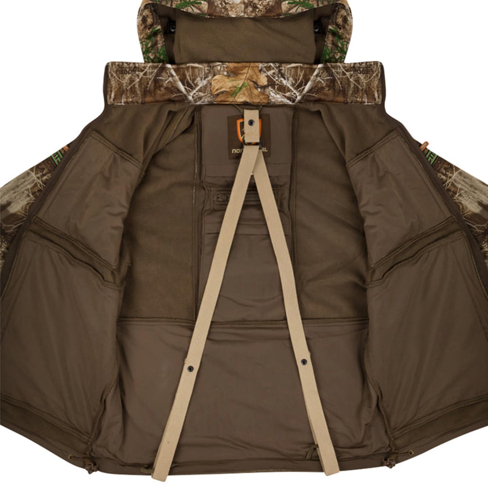 Drake Waterfowl Stand Hunters Silencer Jacket with Agion Active Technology - Realtree Edge Camo - XX-Large - Waterproof Hunting Jacket for Cold Weather & Outdoor Adventures