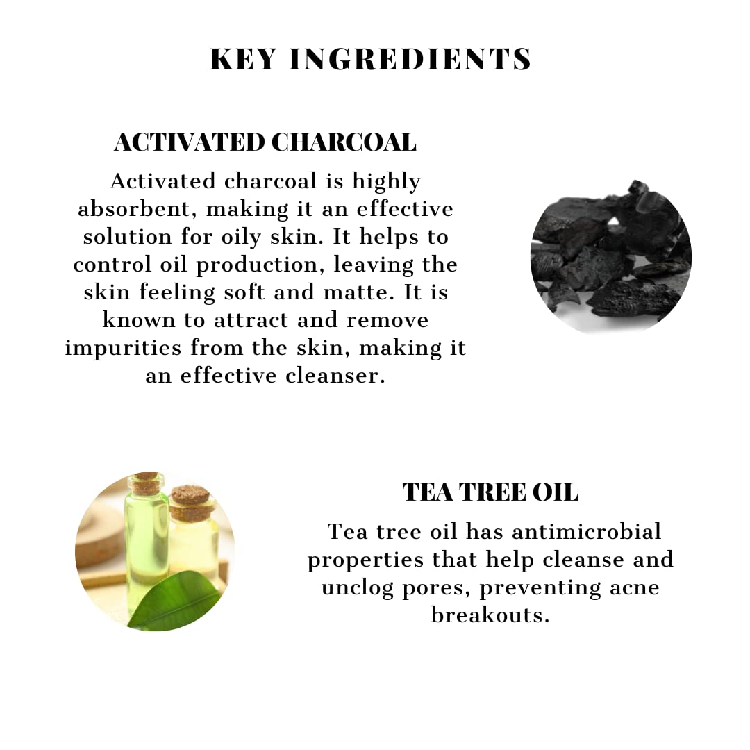 Iris Clarifying Charcoal Clay Mask - Deep Cleansing & Detoxifying Facial Treatment for Oily & Acne-Prone Skin | Reveals Radiant Complexion | 50g | Perfect for Weekly Skincare Routine & Spa Night