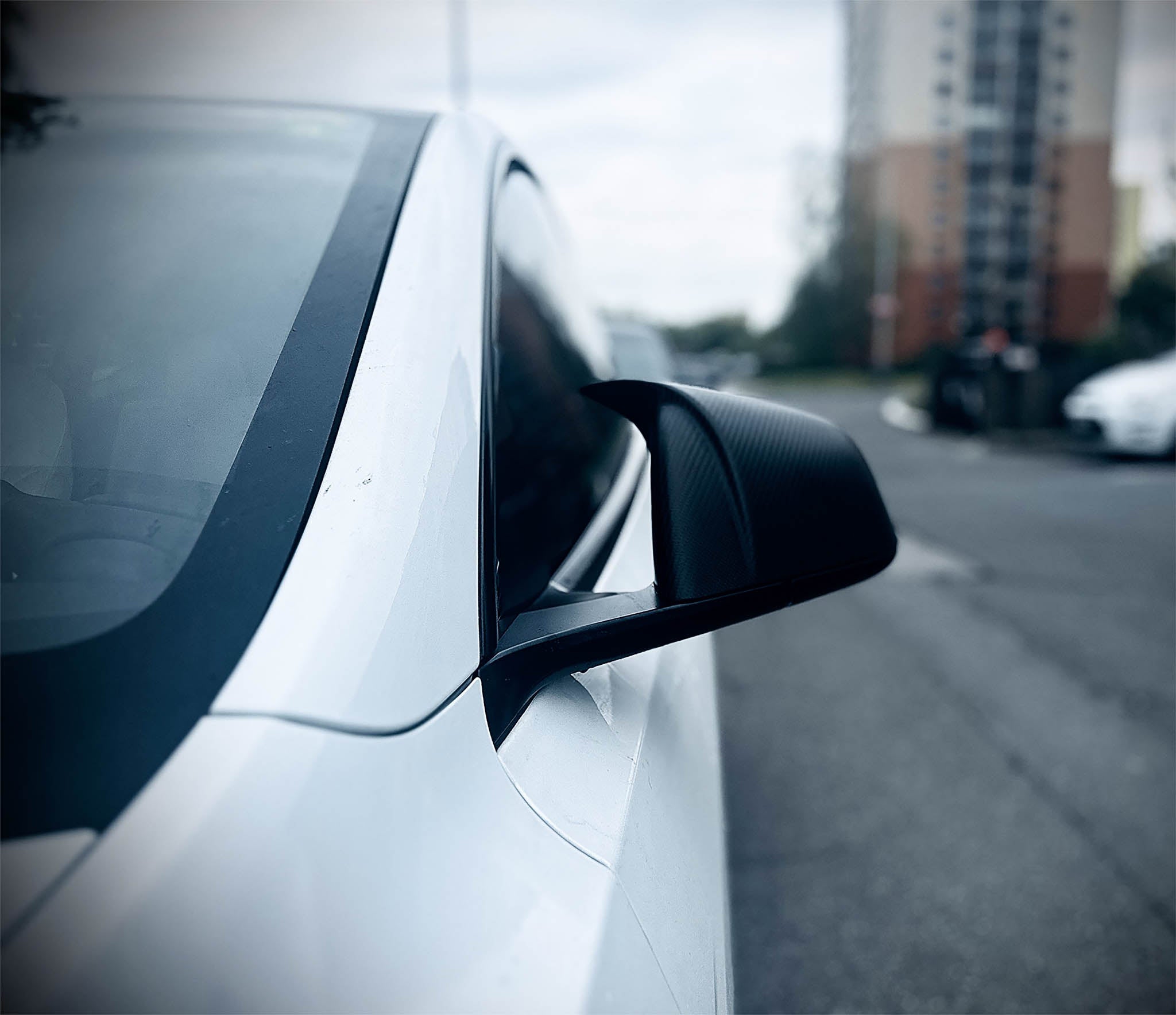 Premium Real Carbon Fiber Mirror Caps for Tesla Model 3/Y & 2024+ Model 3 Highland - Lightweight & Durable Exterior Upgrade for Enhanced Style & Protection (Perfect for Car Enthusiasts & Custom Builds)