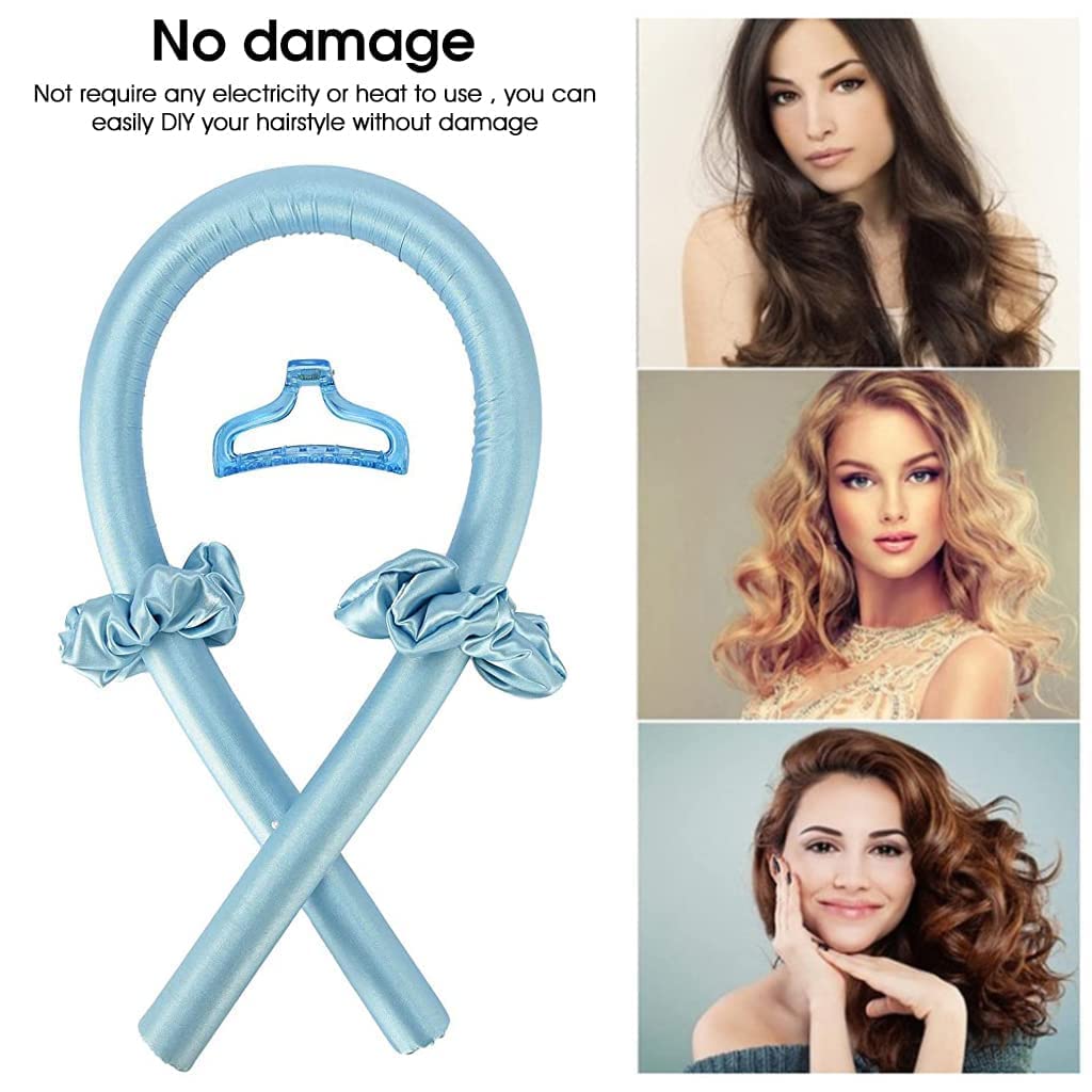 WENGONVILA Heatless Hair Rollers for Long Hair - Soft Foam Flexi Rods for Overnight Curls, No Heat Curling Rods for Women | Perfect for Sleeping, Salon-Quality Waves at Home