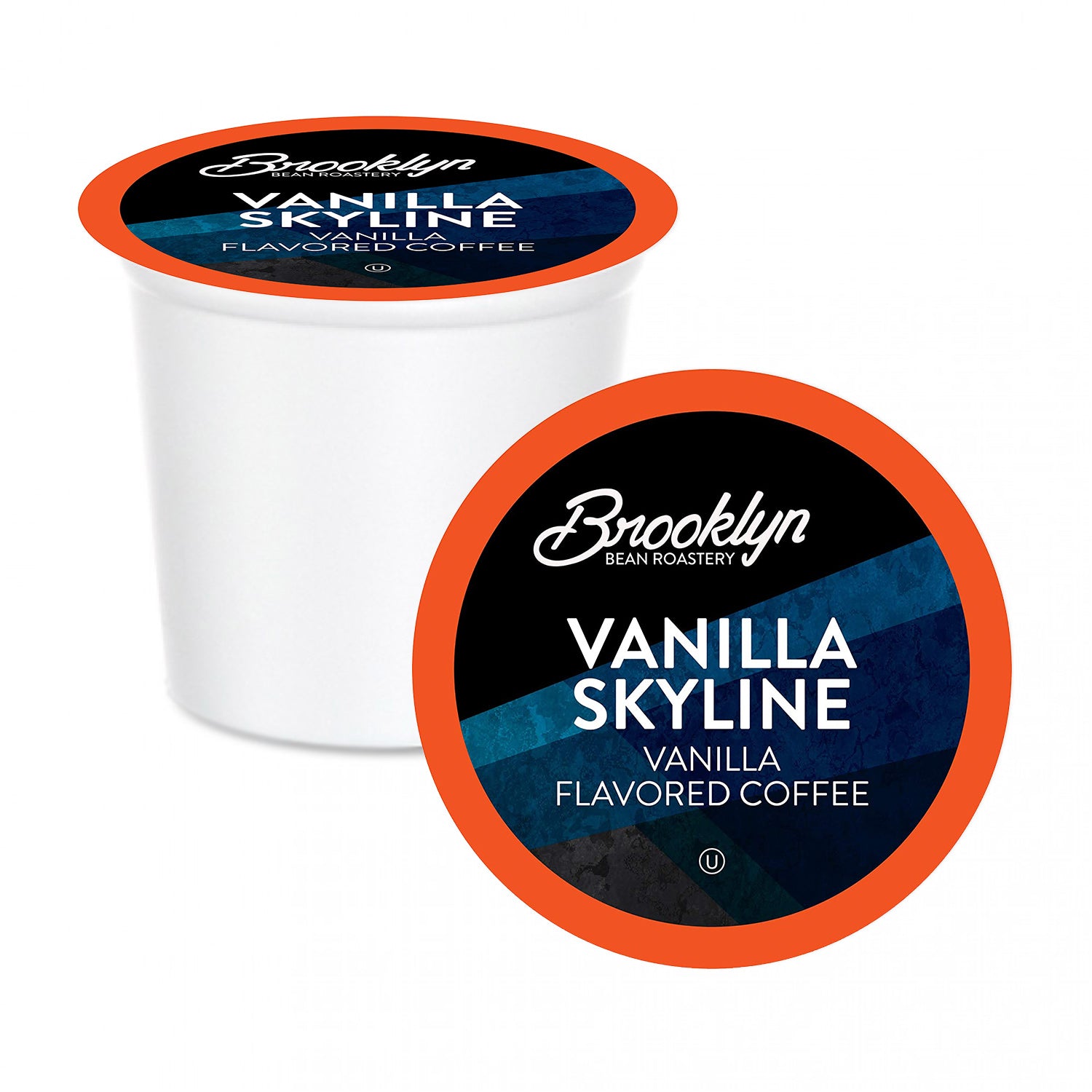 Brooklyn Beans Vanilla Skyline Single Serve Coffee Pods - 12 Pack for Keurig Brewers - Perfect for Home, Office & Travel
