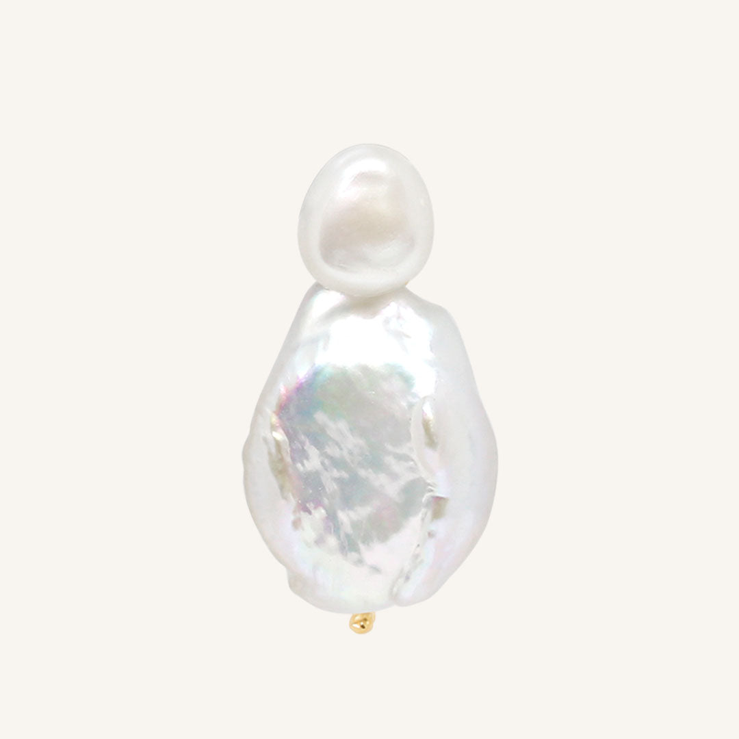 Charlotte Pearl Stud Earrings - Classic Elegant White Pearl Earrings for Women - Perfect for Weddings, Parties & Everyday Wear