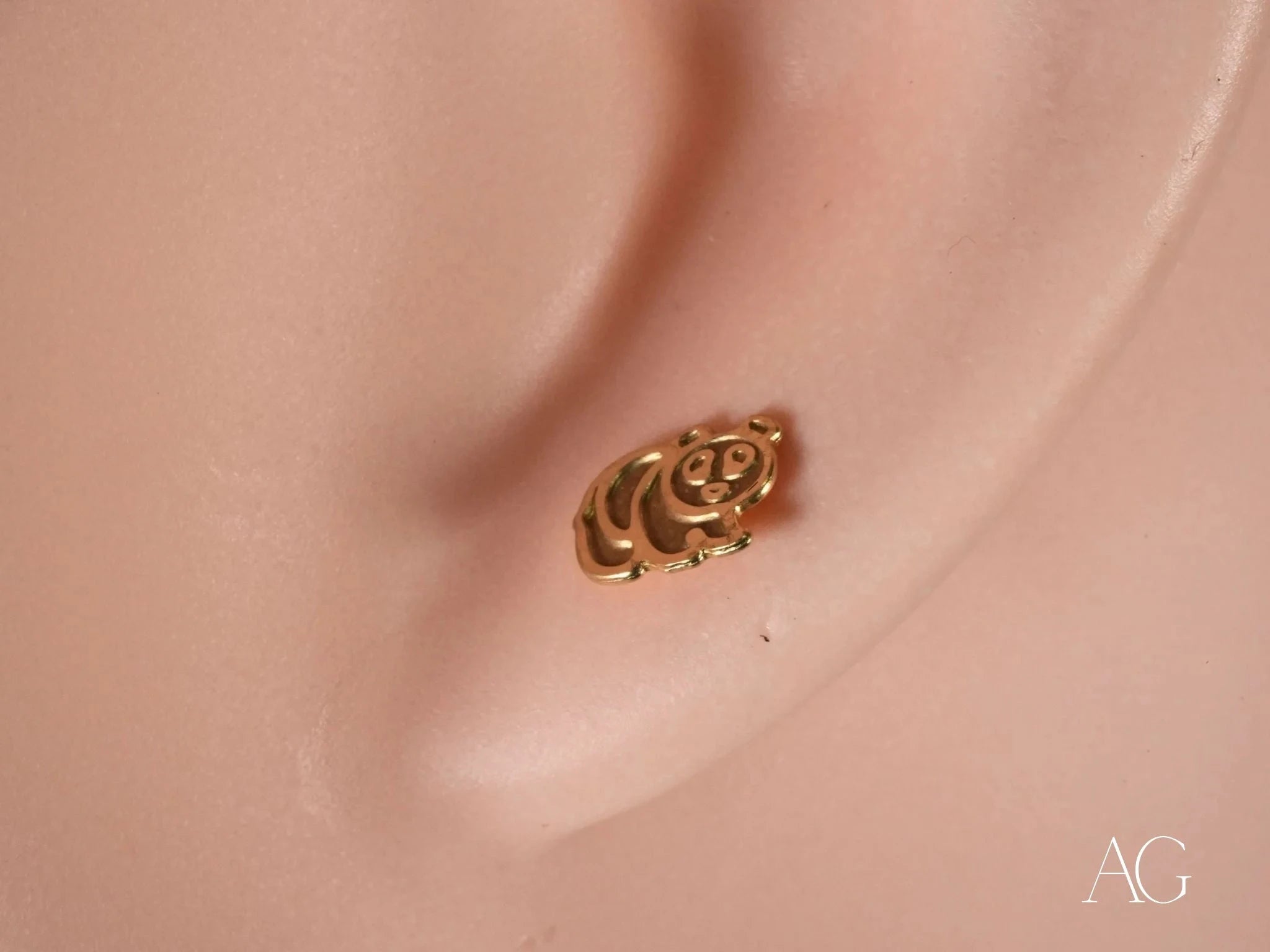 Playful Piglet Stud Earrings - 18K Gold Plated Cute Animal Jewelry for Women - Perfect Gift for Animal Lovers, Birthday & Everyday Wear