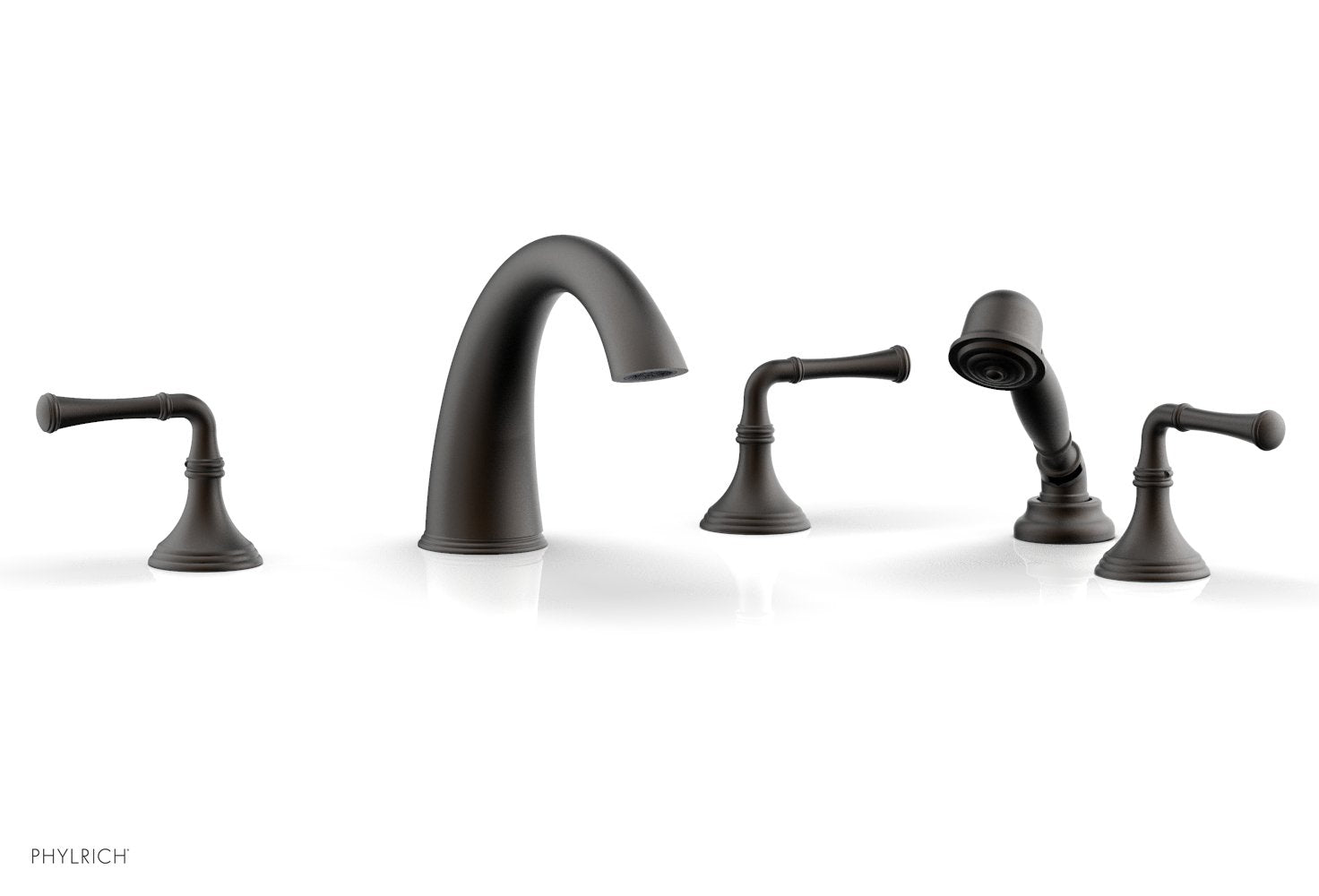 3-Ring Deck Tub Set with Hand Shower D2205E1 - Premium Bathroom Faucet for Modern Homes, Perfect for Bathroom Renovation & Spa Relaxation