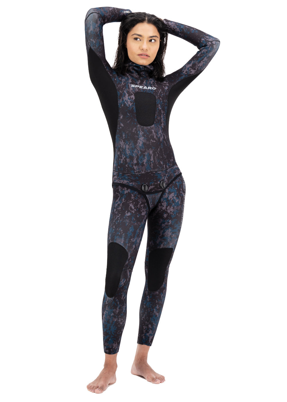 Spearo Women's 7 Seas 5mm Lined 2-Piece Wetsuit - Premium Neoprene Scuba Diving & Snorkeling Gear for Warm Water Adventures