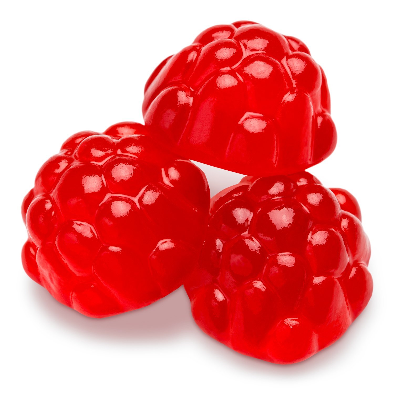 SweetGourmet Red Raspberry Gummy Candy - 2lb Bulk Bag of Natural Berry Flavored Gummies | Perfect for Parties, Snacking & Gift Baskets