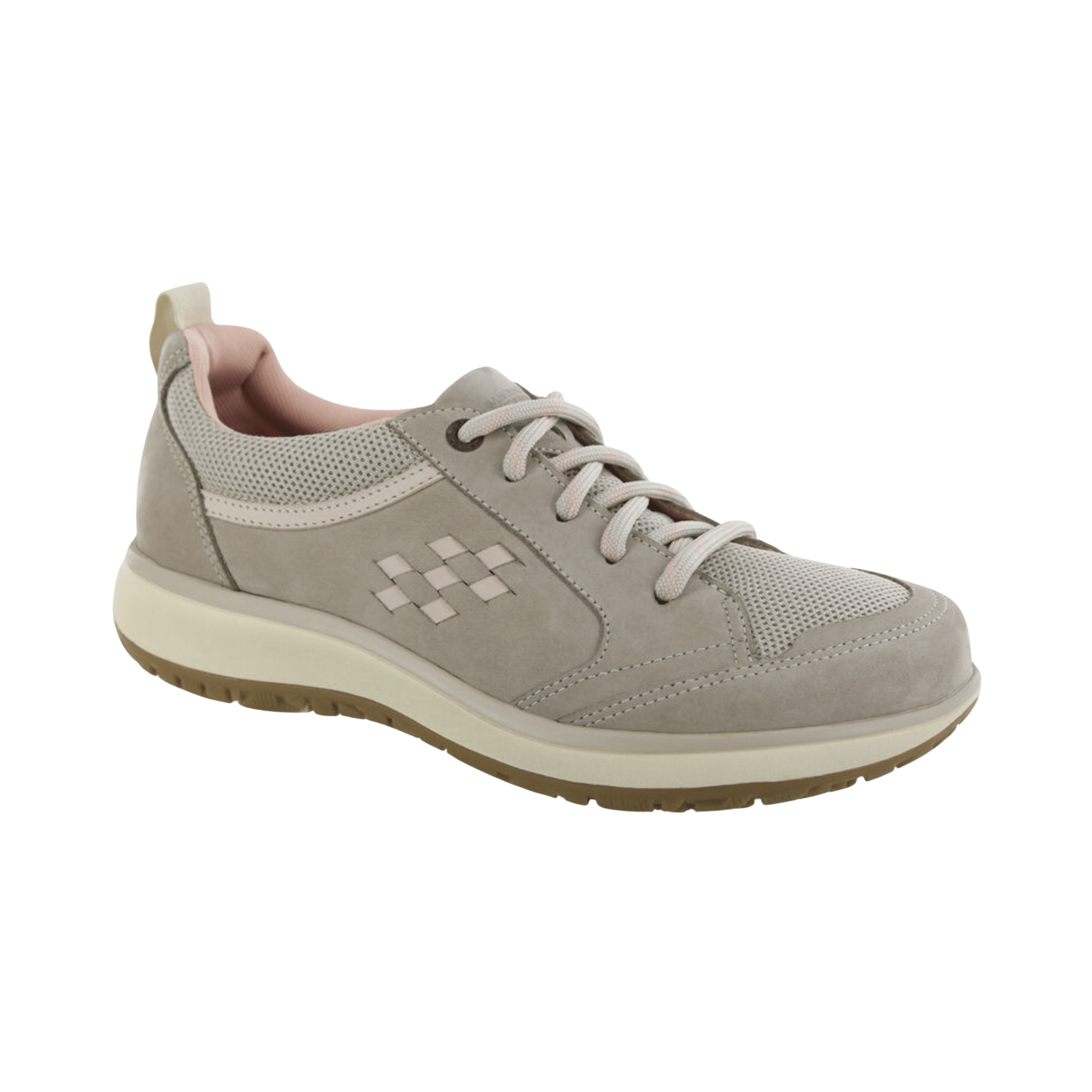 Women's Boulder Hiking Boots - Taupe & Pink Color - Regular Width - Comfortable & Durable for Outdoor Adventures, Trail Walking & Camping